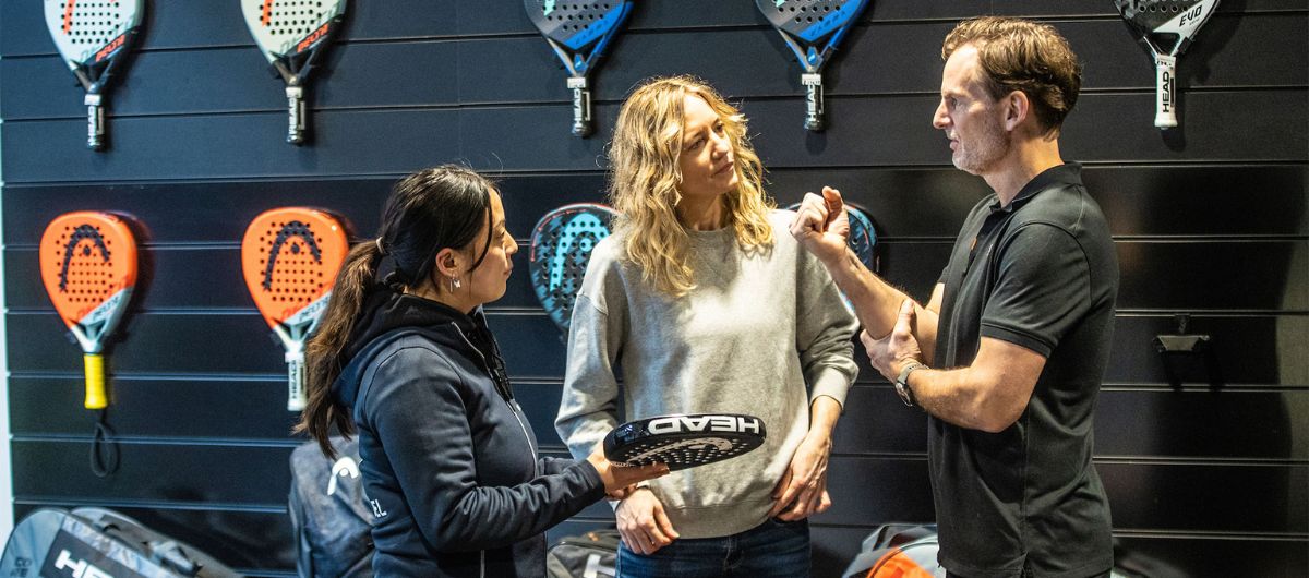 Padel racket testen