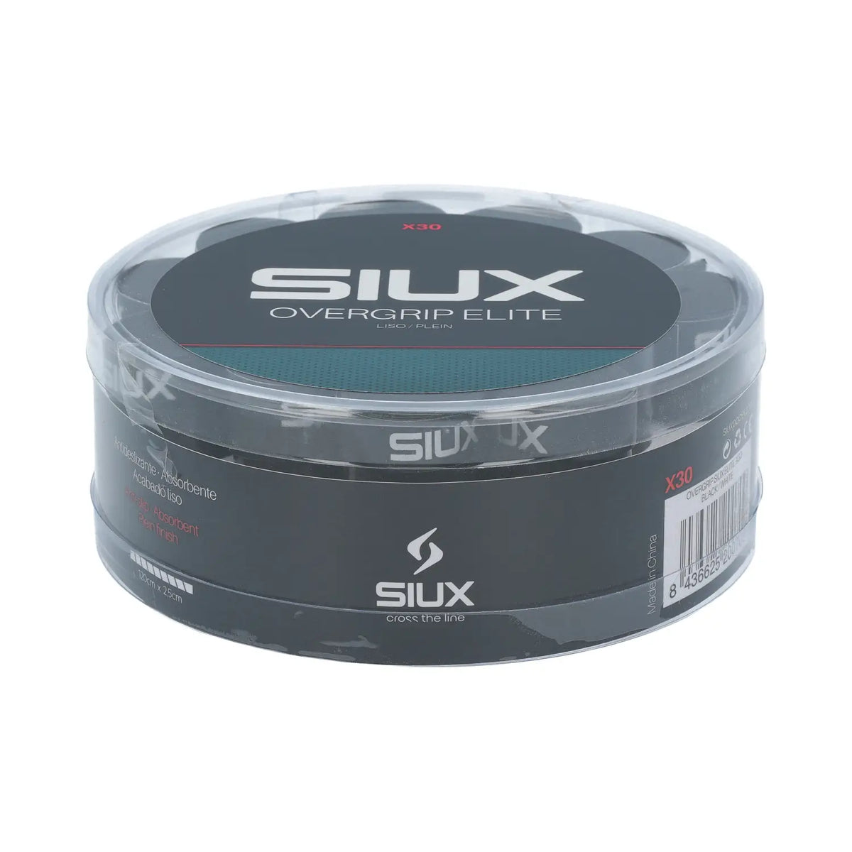 Siux Elite Overgrips X30 Weiß und Schwarz