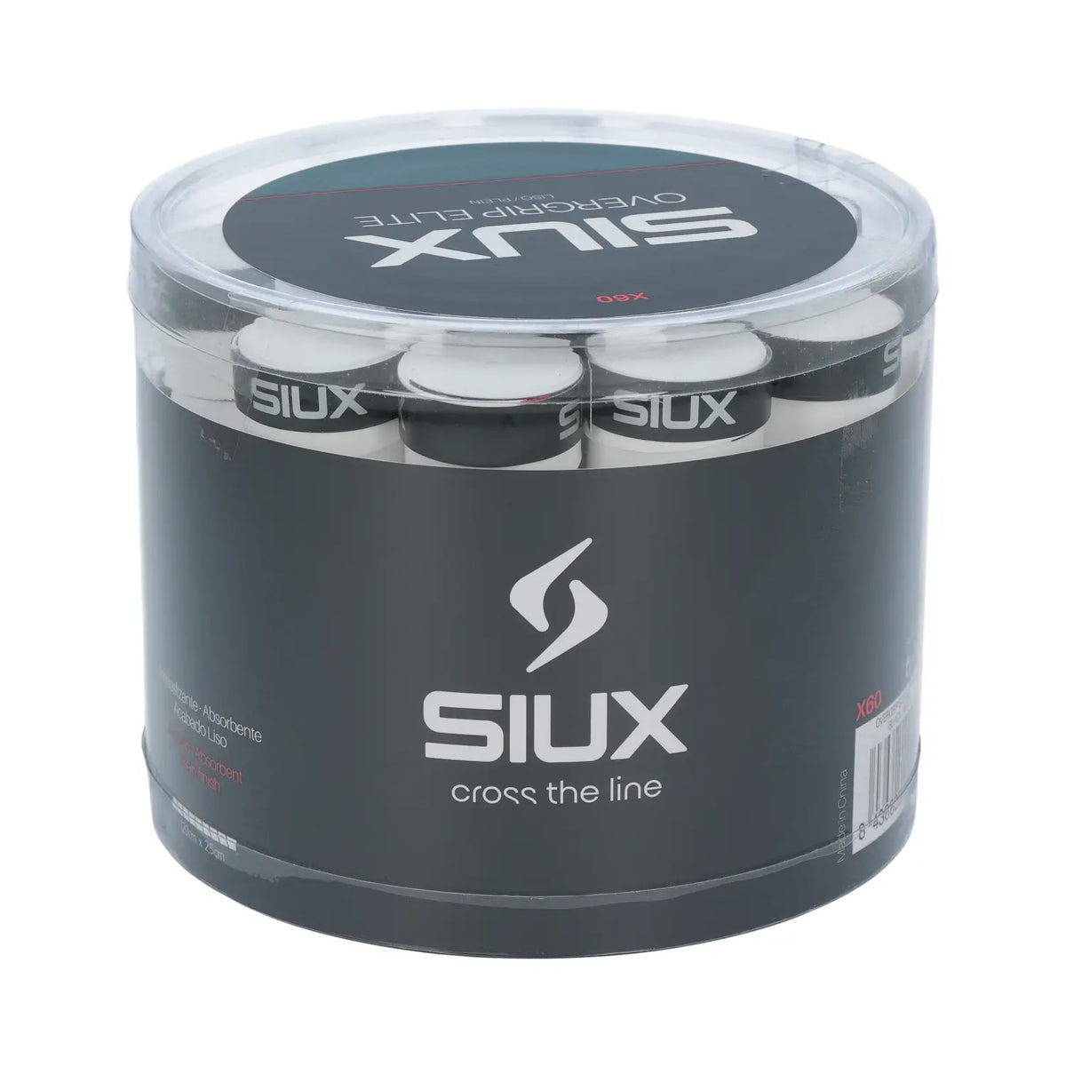 Siux Elite Overgrips X60 Black and White