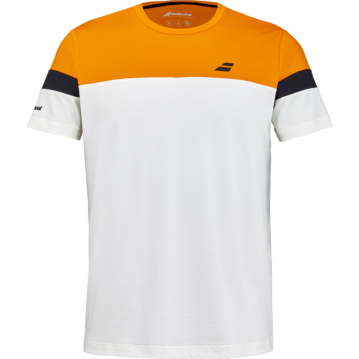 Babolat Crew Neck T-Shirt 2026 Orange/Cream