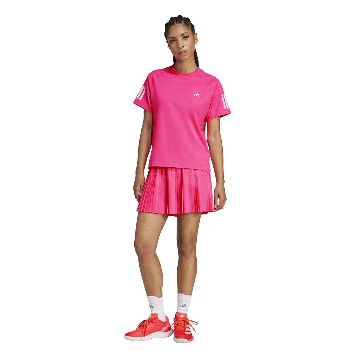 Adidas Skirt Club Pleated Pink