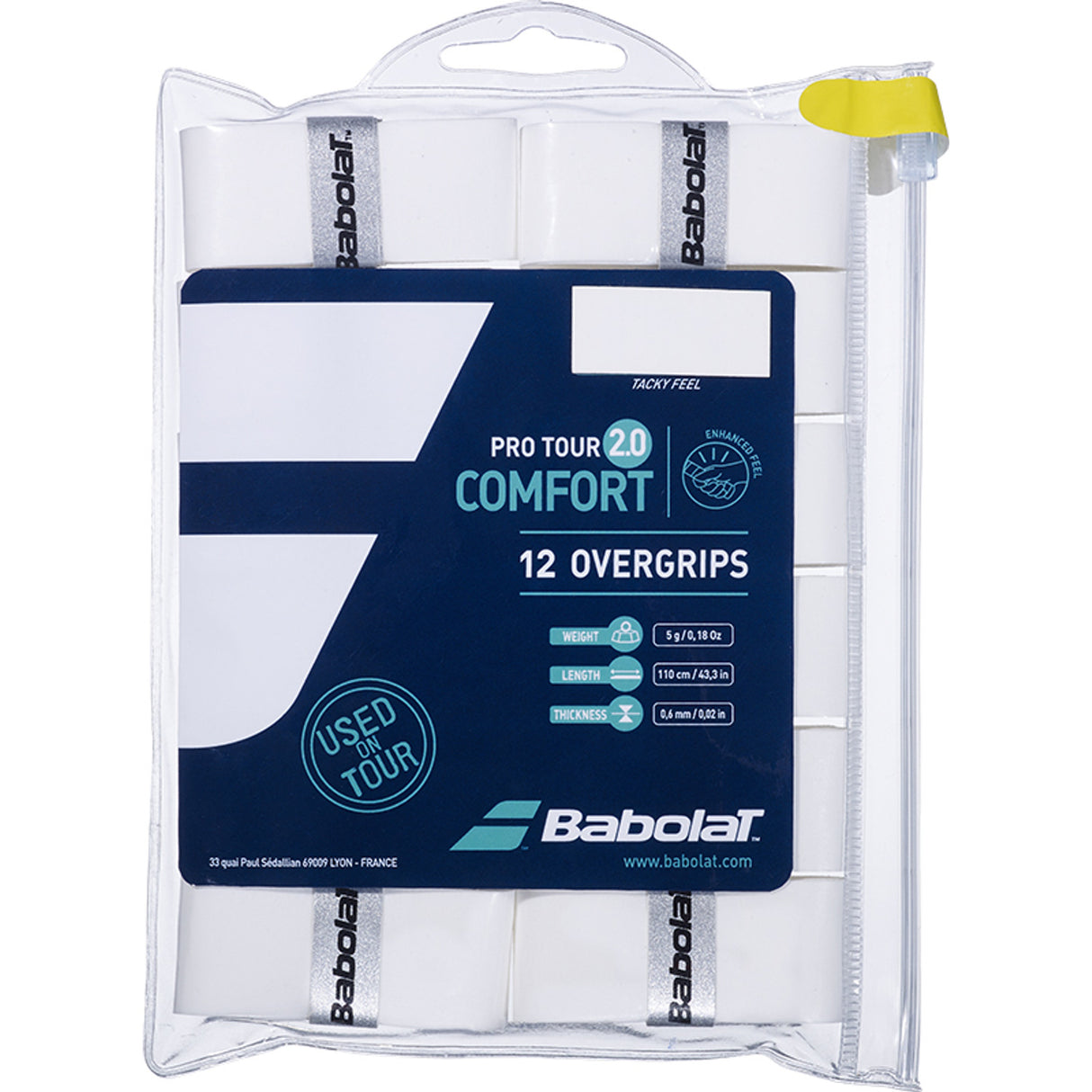 Babolat Overgrips Pro Tour 2.0 (12x)