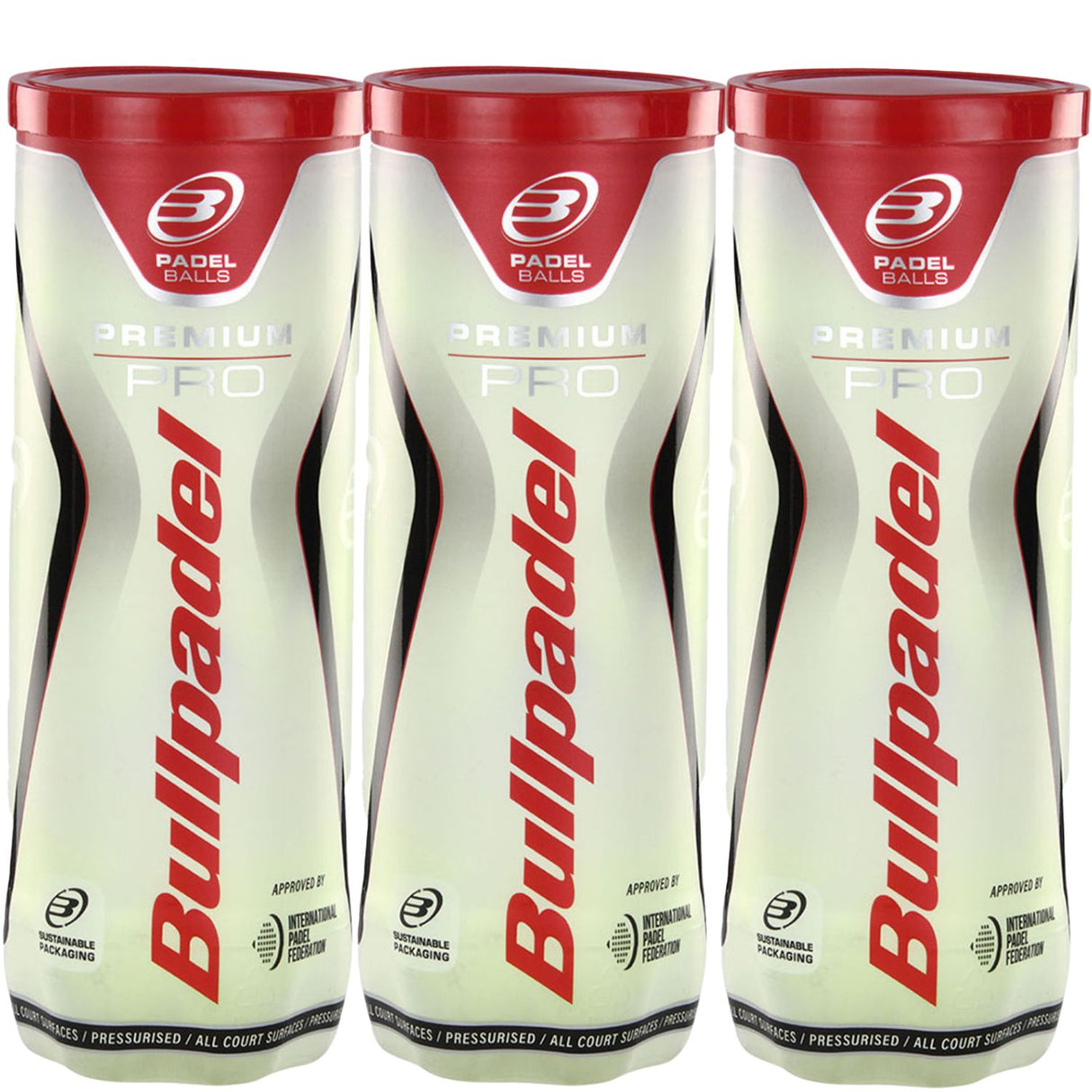 Balles Bullpadel Premium Pro (3 boîtes)