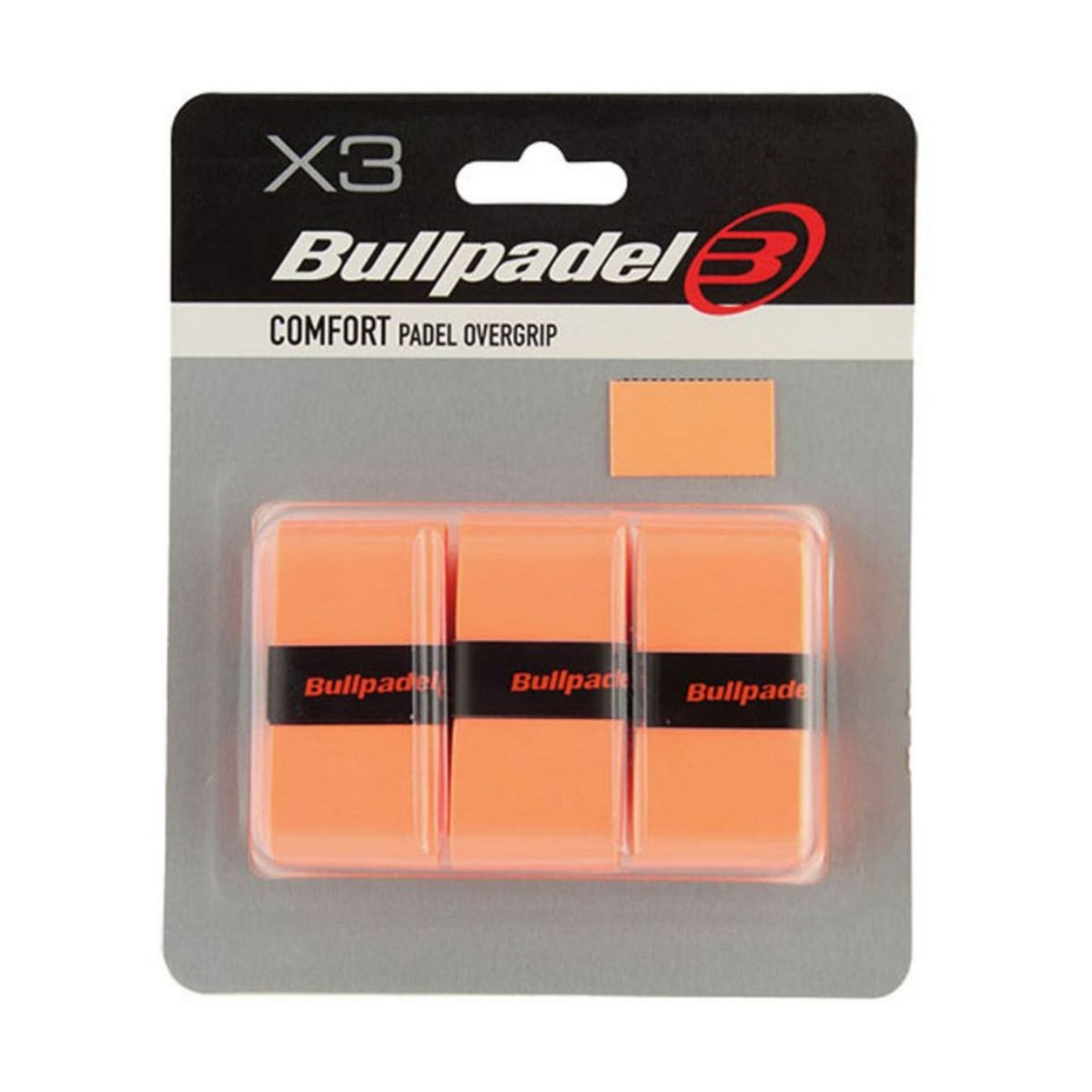 Bullpadel Overgrips Comfort Neon Orange