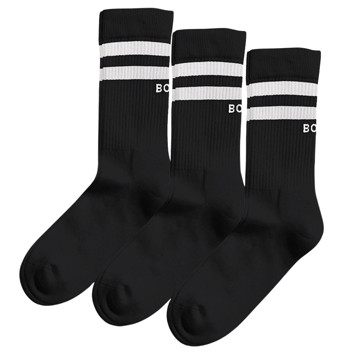 Björn Borg Core Crew Sock Black (balení 3 ks)