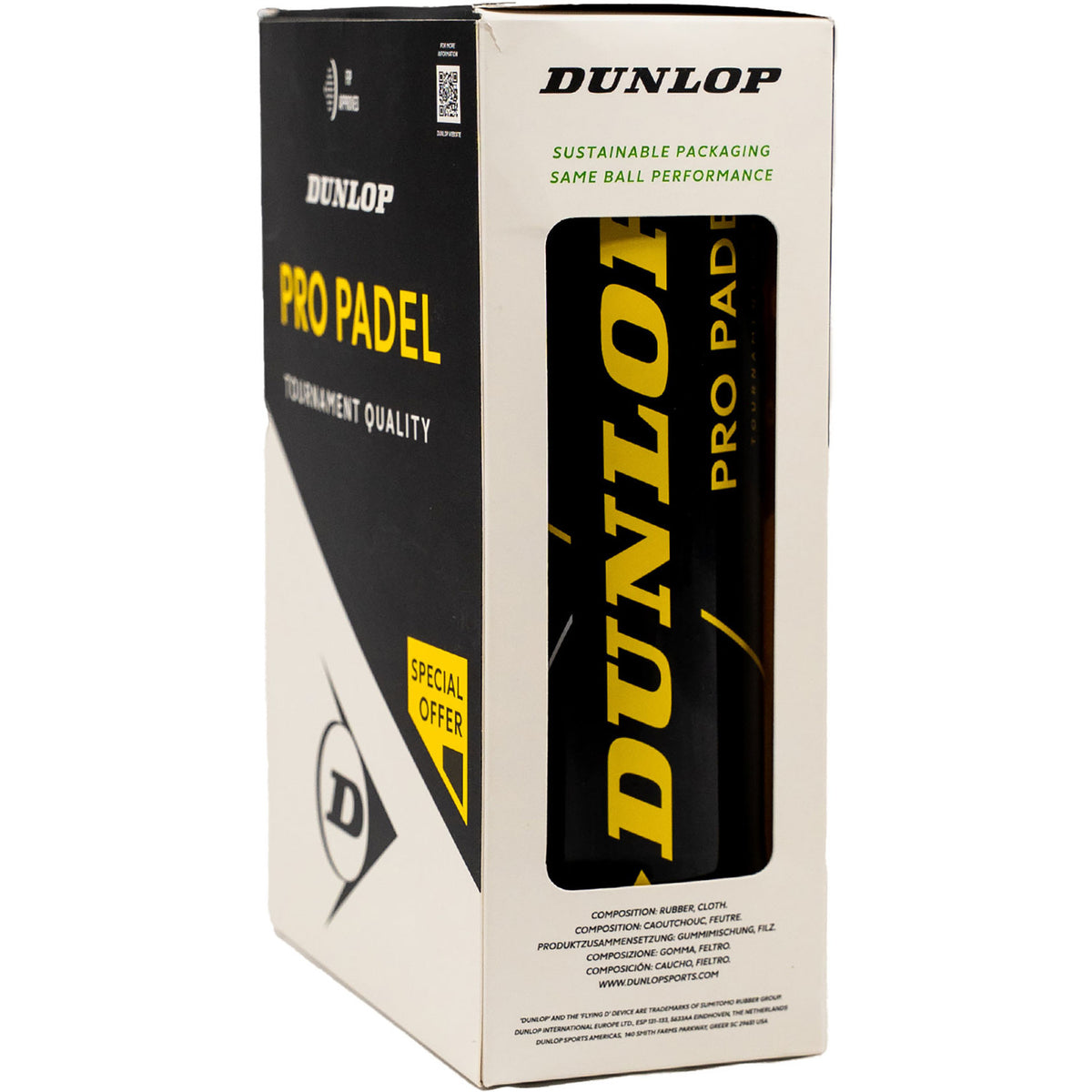 Dunlop Pro Padel Balls (2x3 st.)