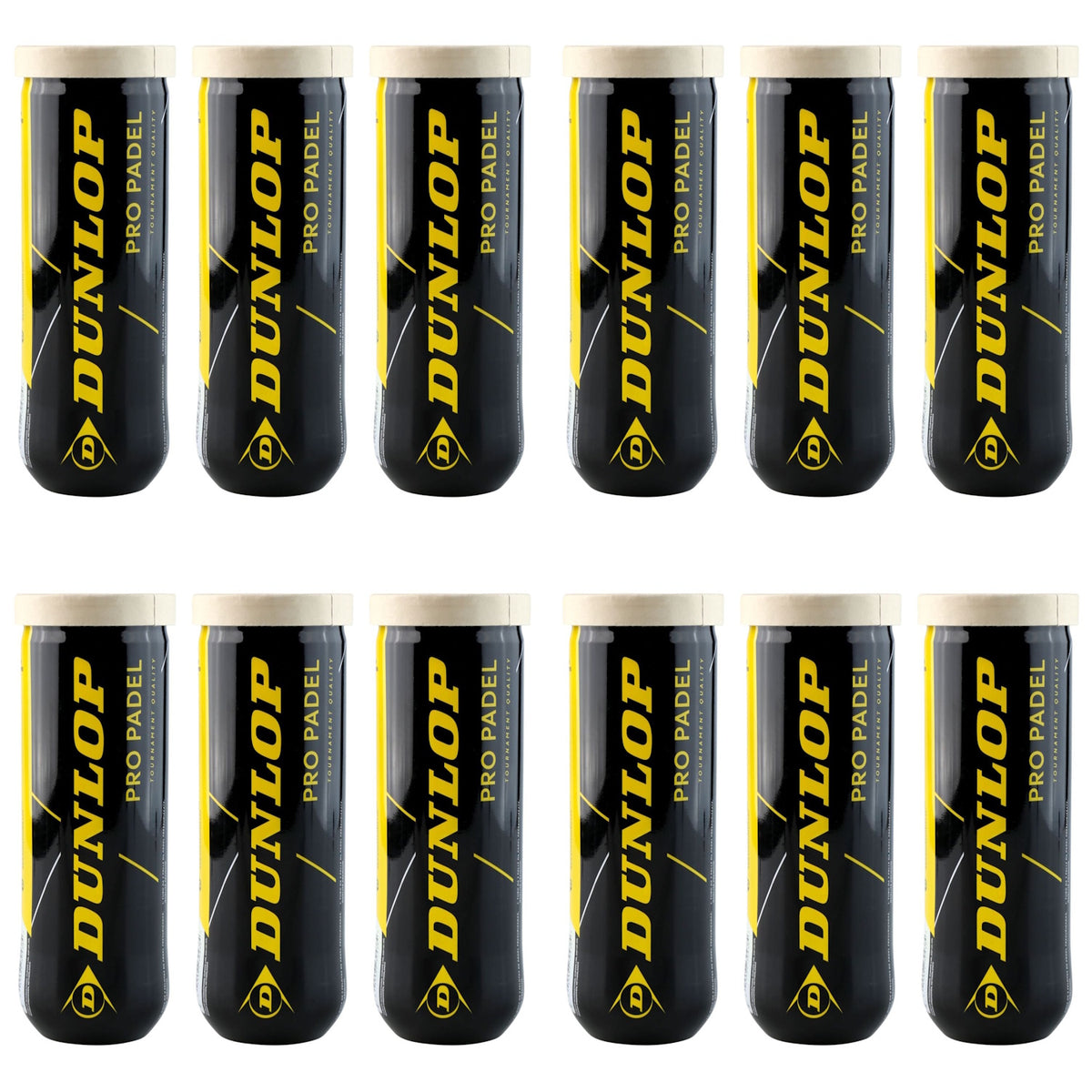 Dunlop Pro Padel Balls (12 sets of 3)