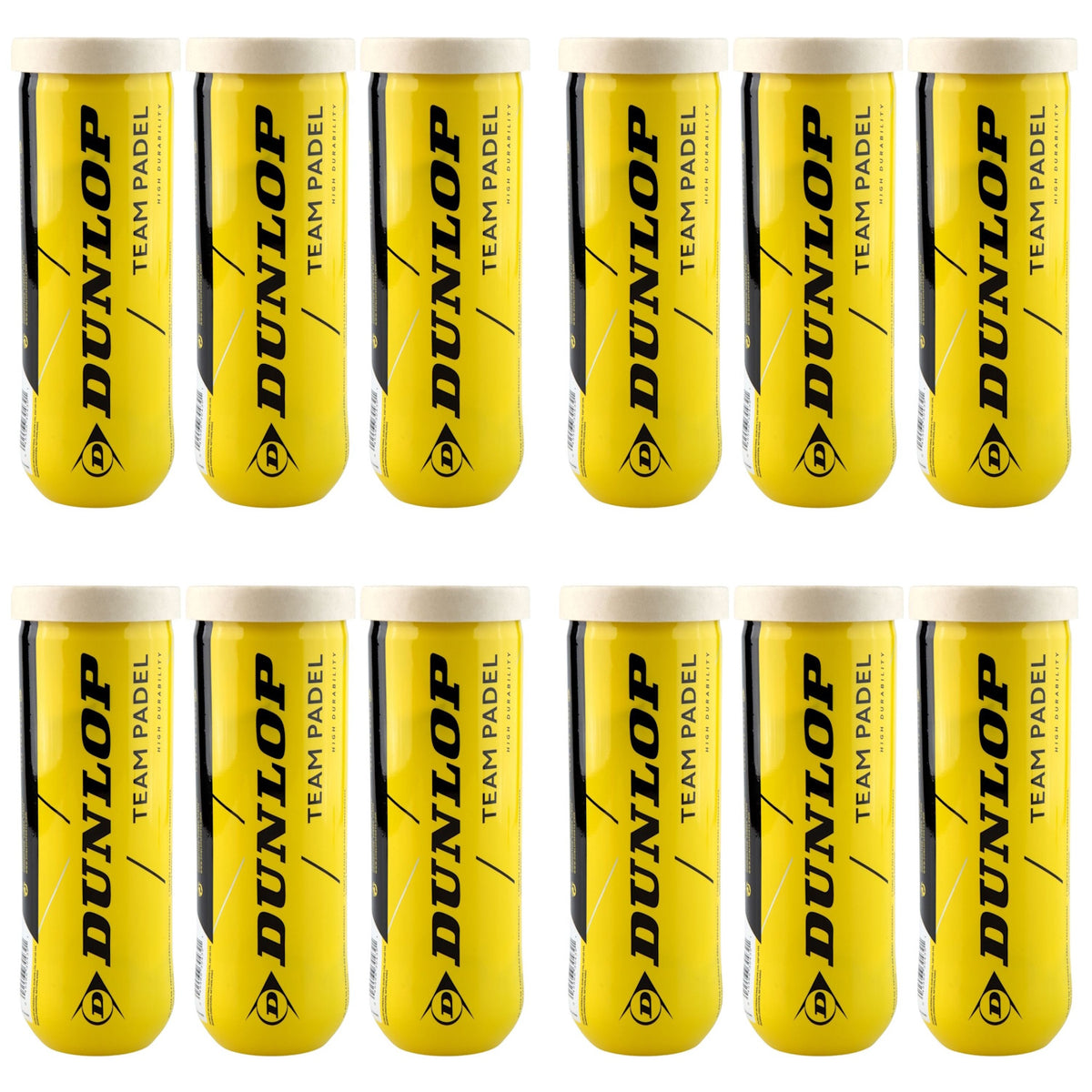 Dunlop Team Padel Balls (12 sets of 3)