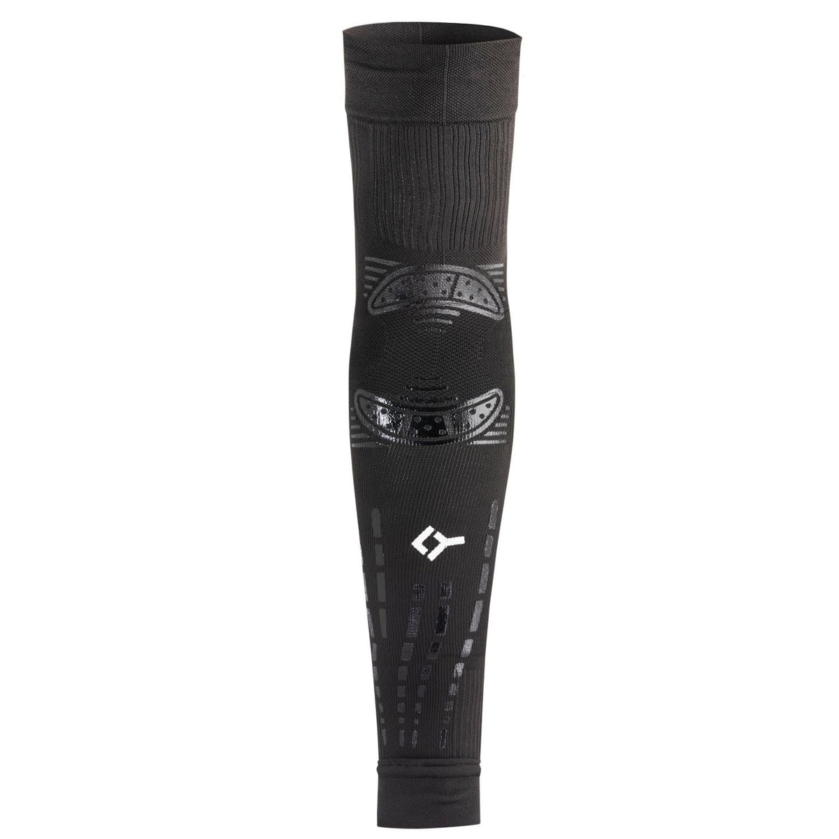 Floky No Strain Evolution Manicotto Black - dettaglio delle zone di compressione