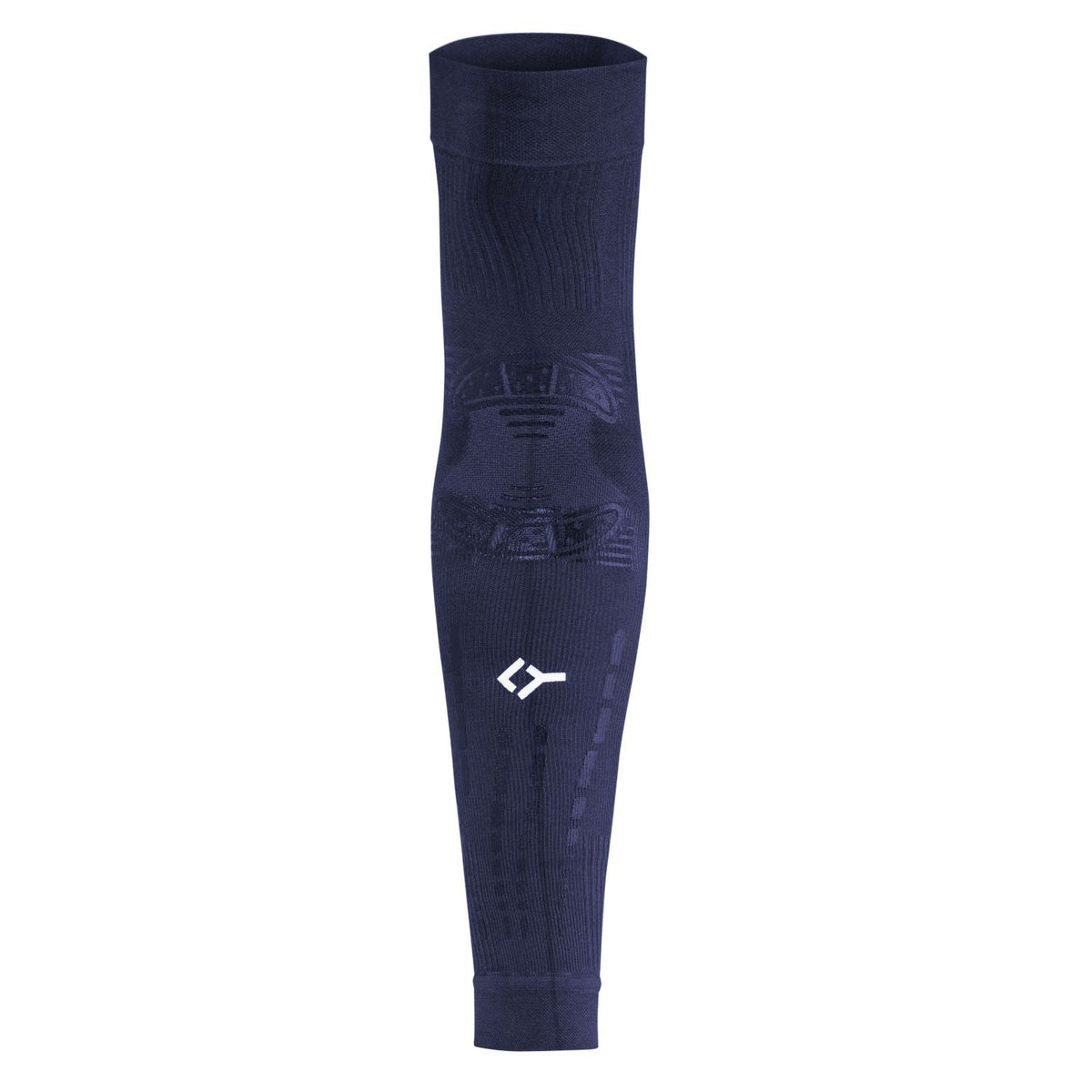 Floky No Strain Evolution Armsleeve Blue - detail van de compressiezones