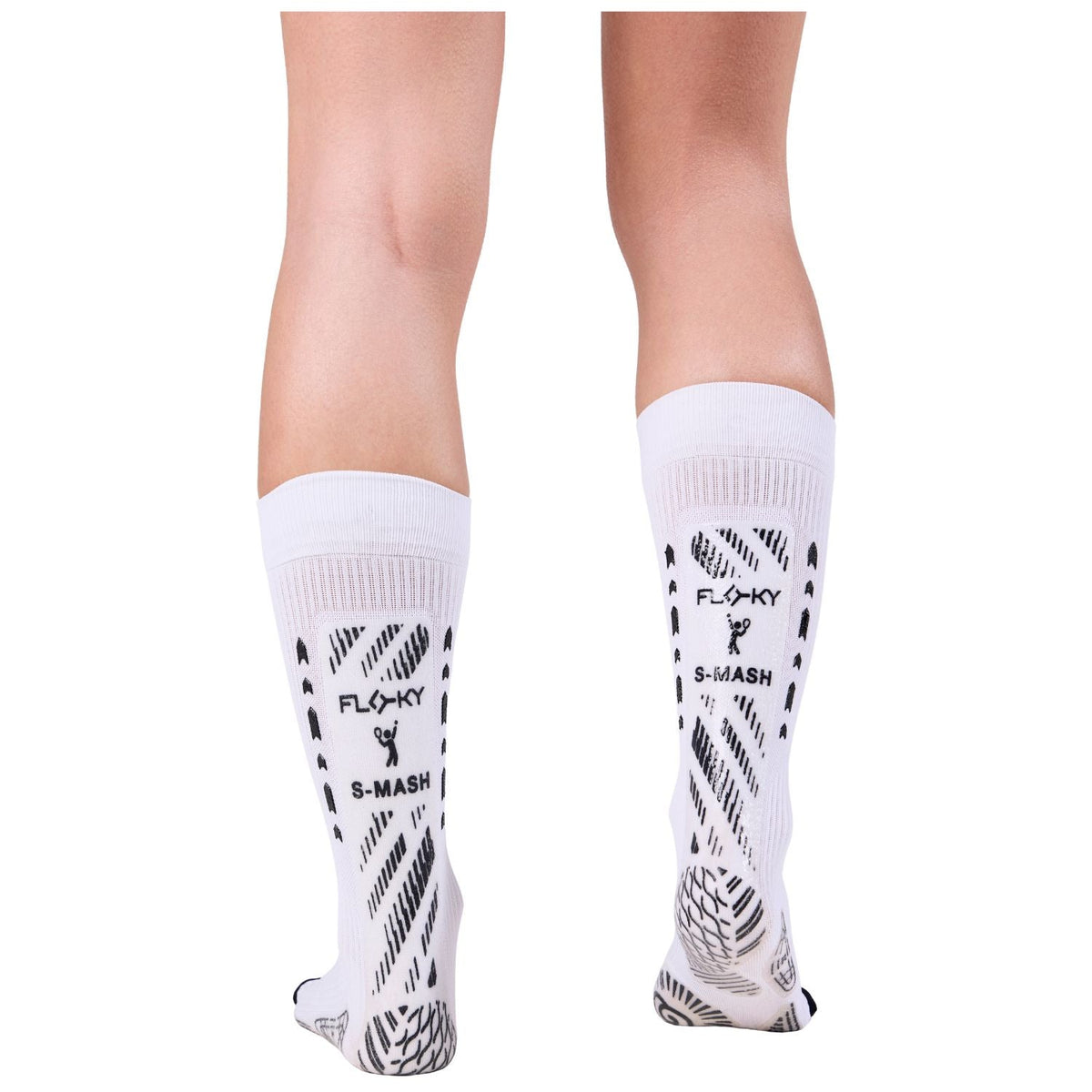 Floky S-Smash 3D Sock White – getragen, Rückansicht