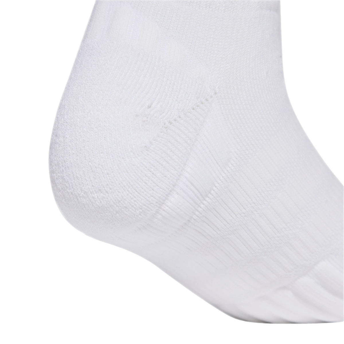 Adidas Padel Low Sock White/Black - detail van de gedempte hiel