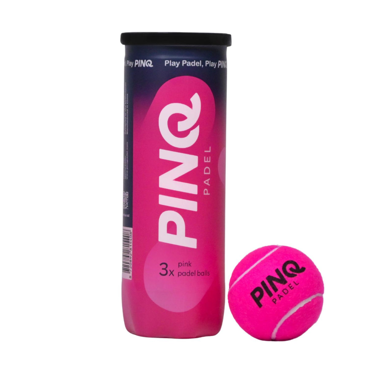 Pinq Pink Padel Balls (3 pcs.)
