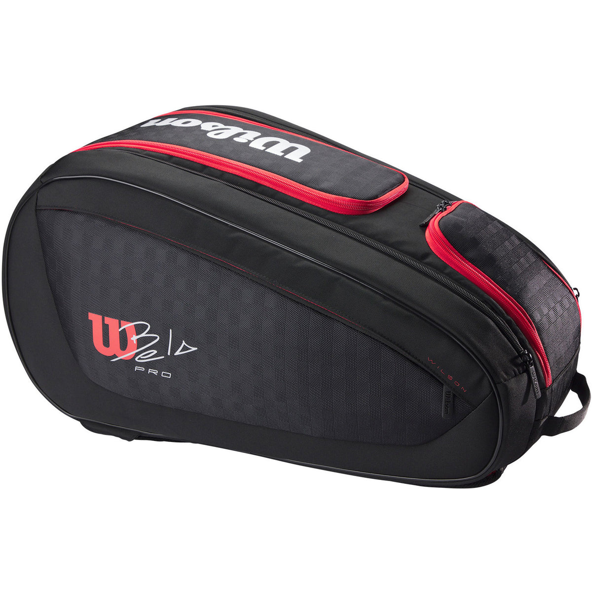 Sac à raquettes Wilson Bela V3 Noir/Rouge Noir