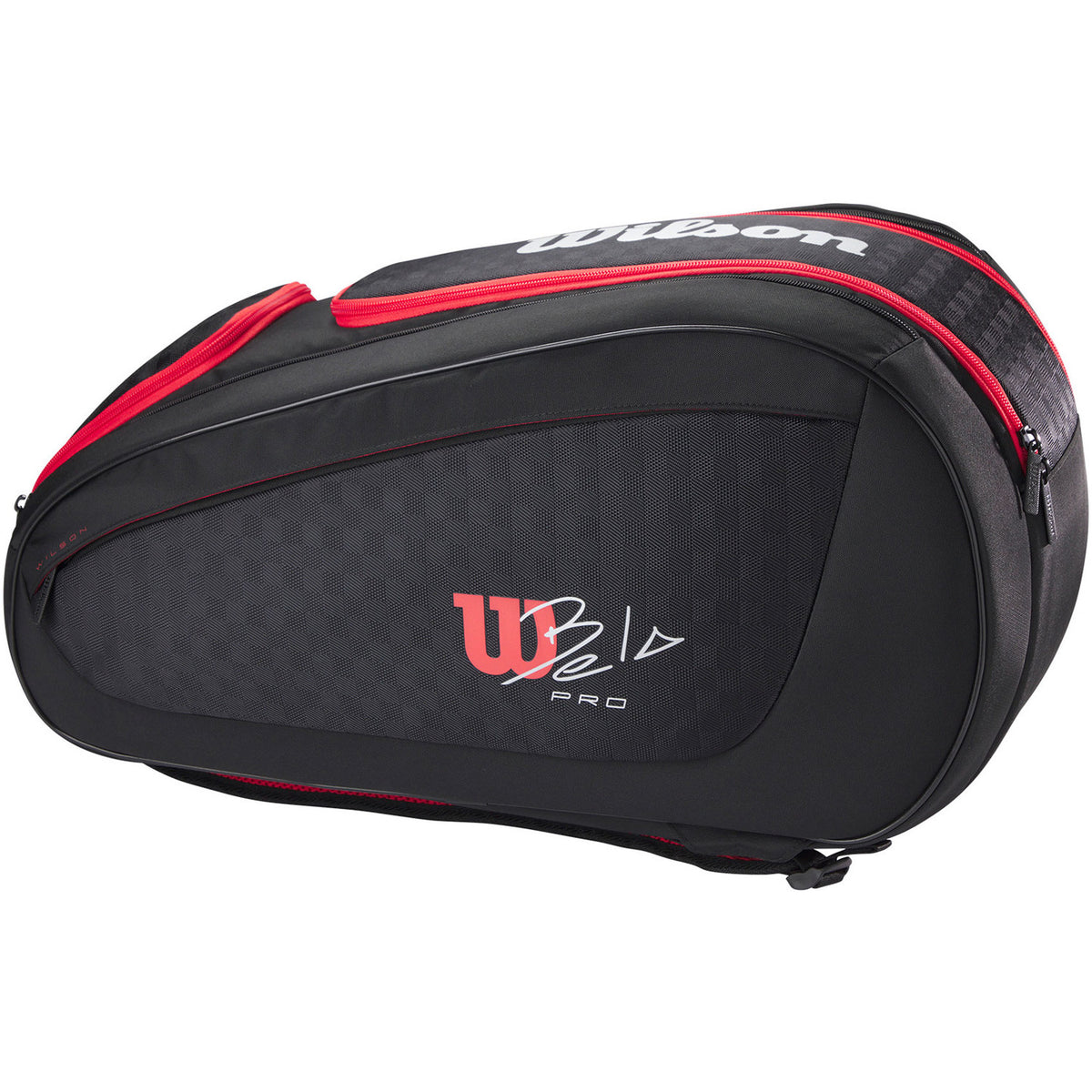 Sac à raquettes Wilson Bela V3 Noir/Rouge Noir