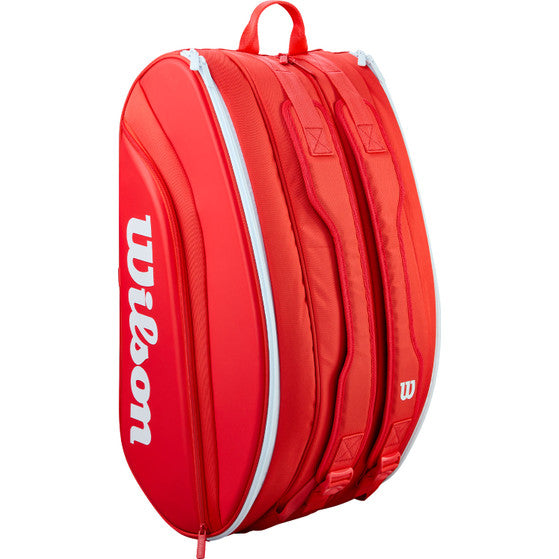 Paletero para raquetas Wilson Super Tour Rojo
