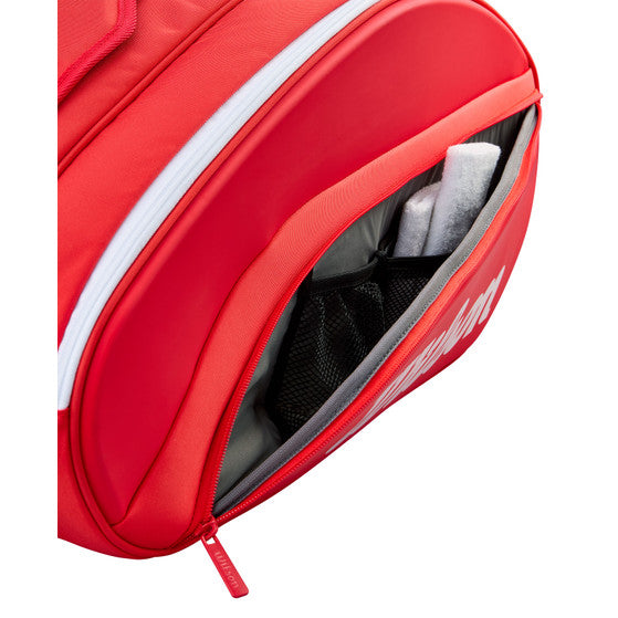 Paletero para raquetas Wilson Super Tour Rojo
