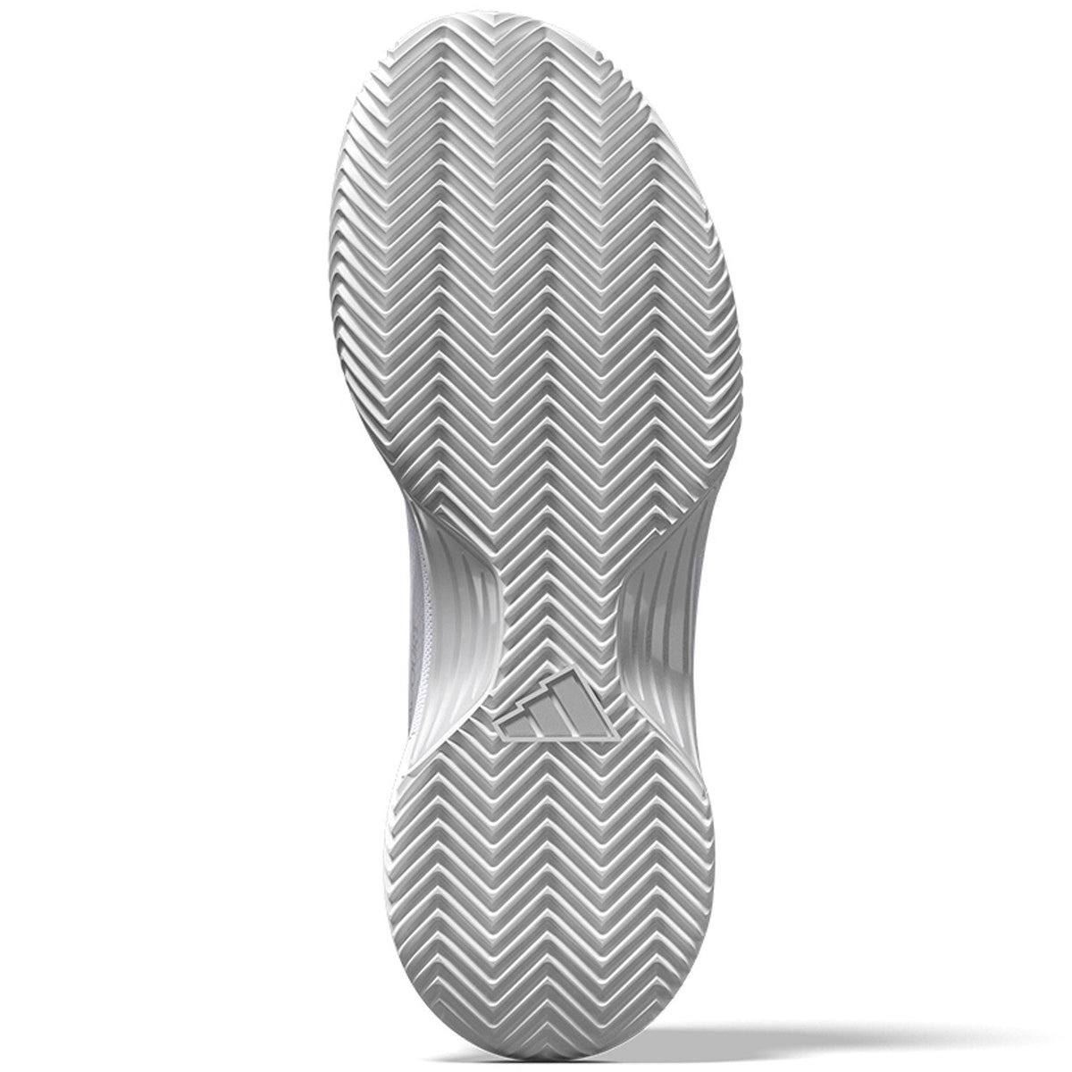Außensohle des Adidas Avacourt 2 CL W mit Fischgrätenprofil für Sandplätze