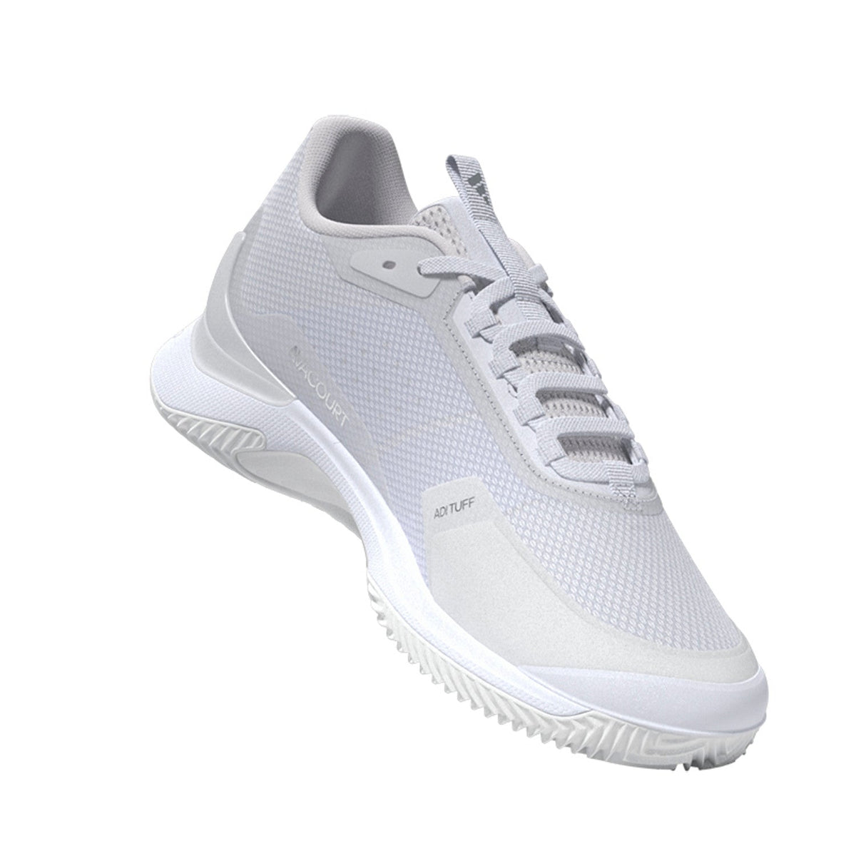 Adidas Avacourt 2 CL W in Cloud White, Innenseite mit Adituff-Verstärkung im Vorfußbereich