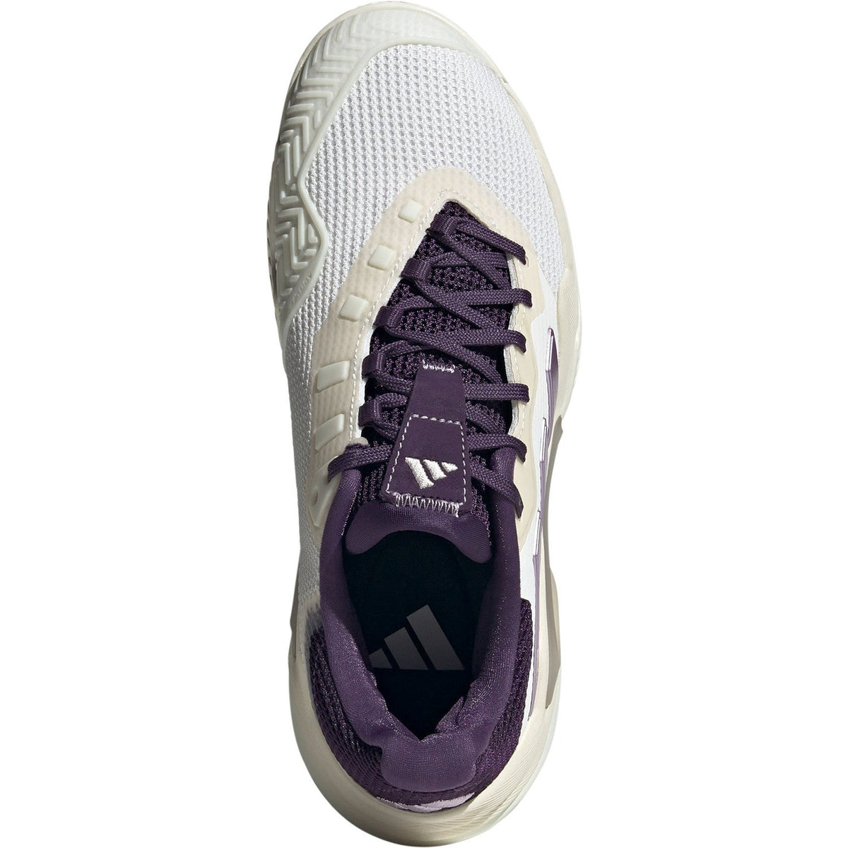Oversigtsbillede af Adidas Barricade 13 W NM med mørkelilla snørebånd og tunge