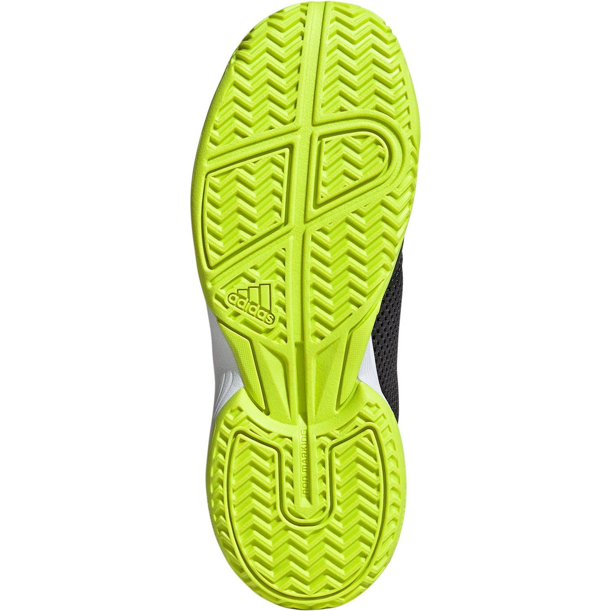Adidas Courtflash Junior K Dark Grey/Lime -