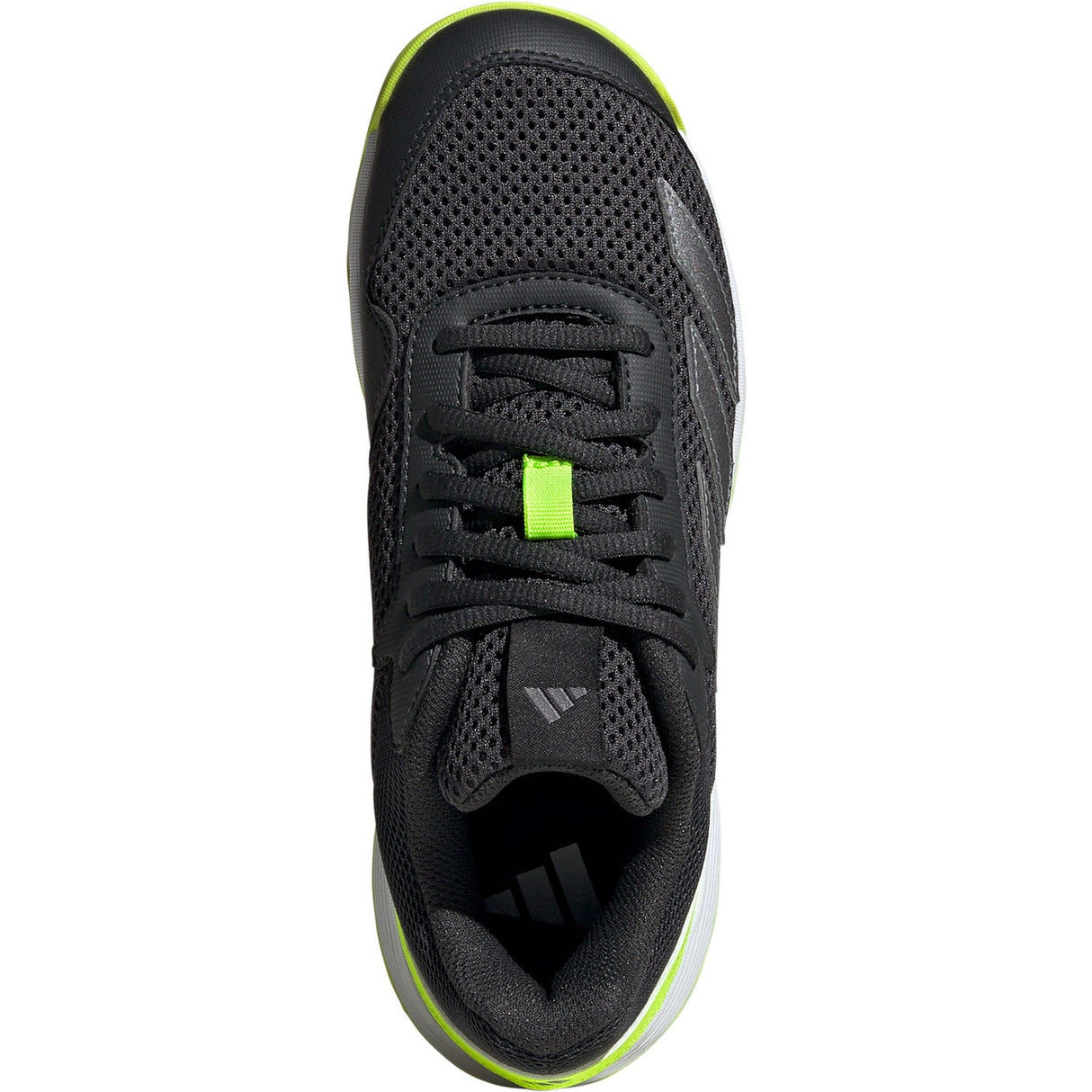adidas Courtflash Junior K Dark Grey/Lime -