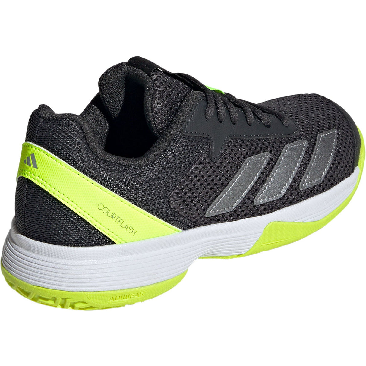 adidas Courtflash Junior K Dark Grey/Lime -