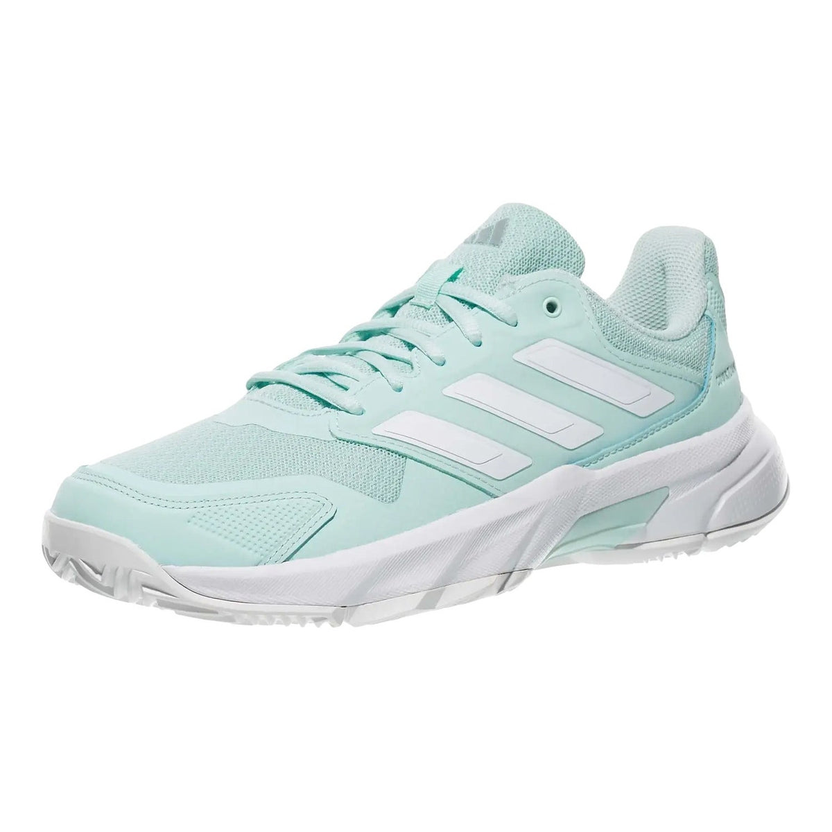 Adidas Courtjam Control 3 Halo Mint Dames schuin voor