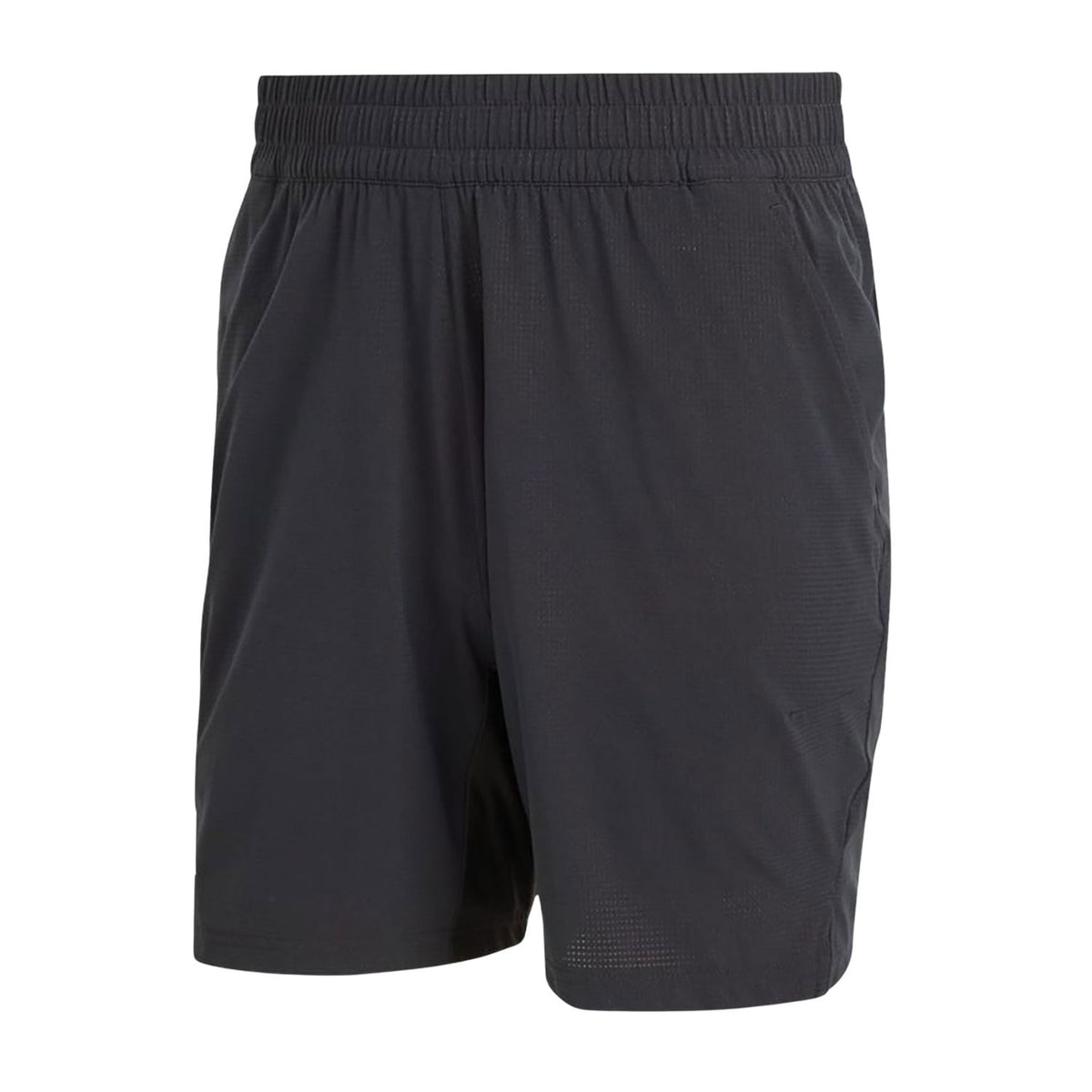 Adidas Ergo short van 7 inch in zwart, plat vooraanzicht