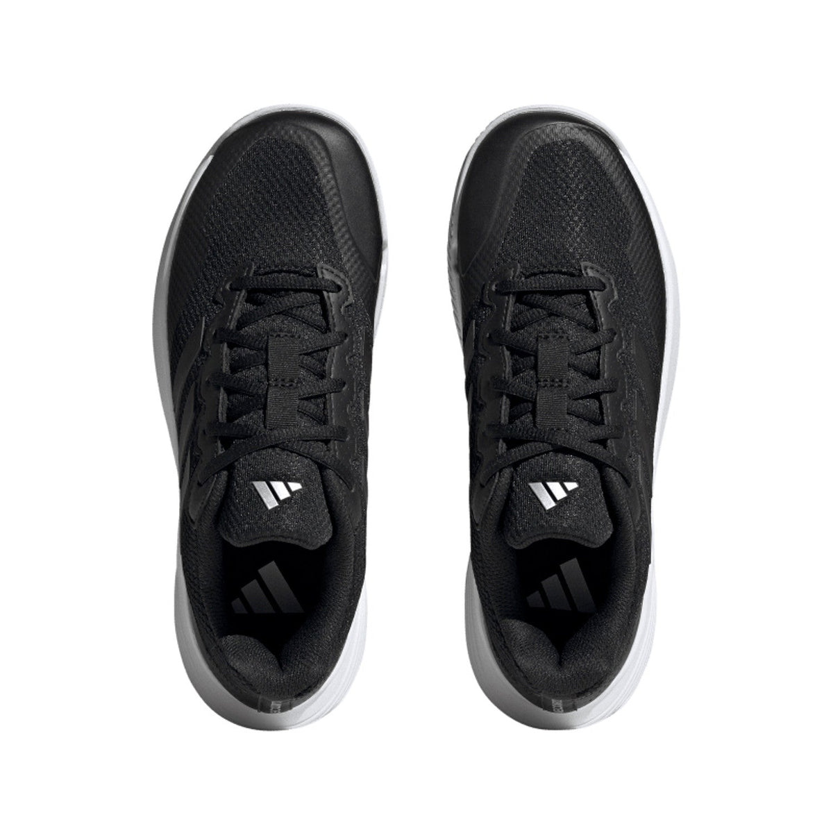 Adidas Gamecourt 2 W en Core Black, la paire vue de dessus