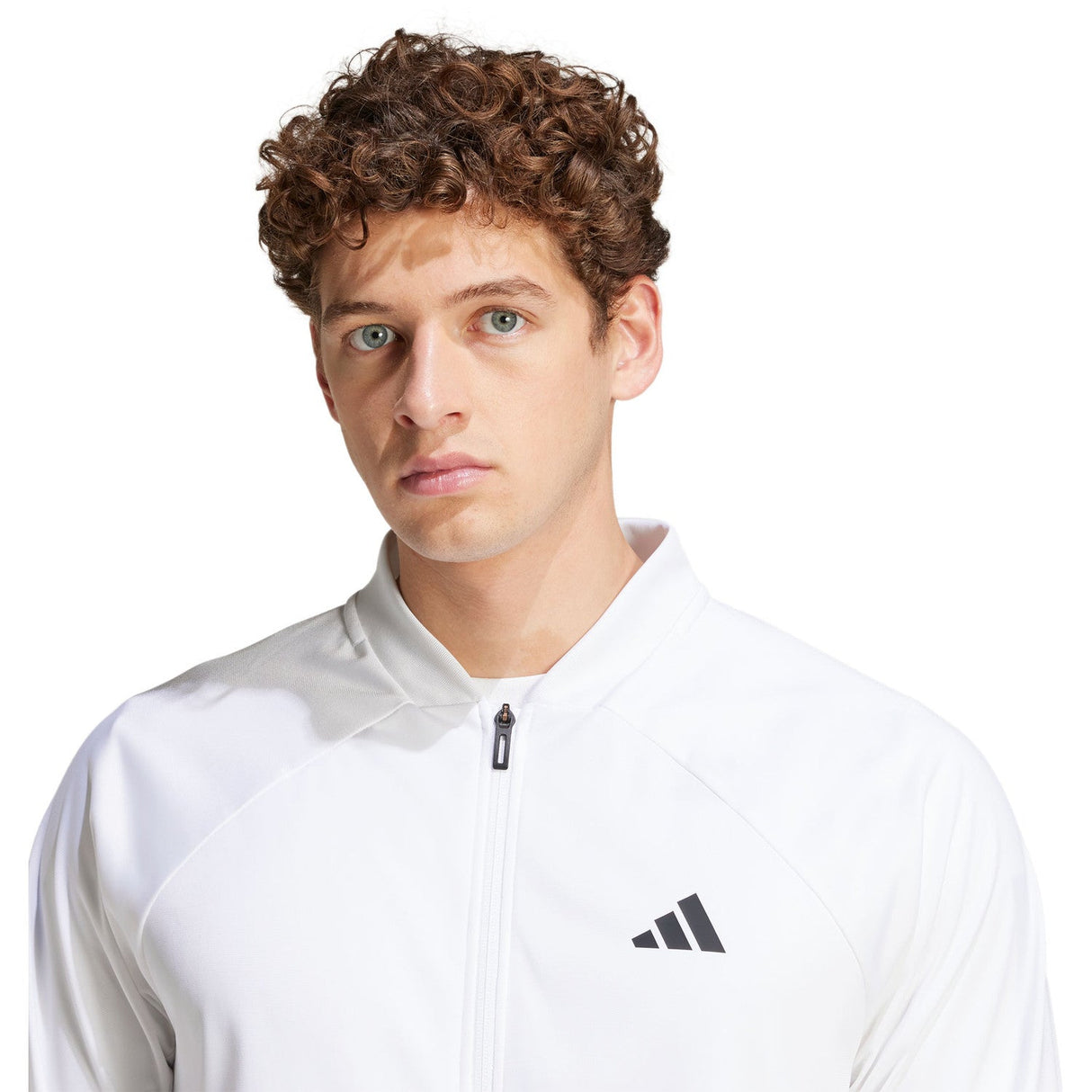 Adidas Jacket 3 - Stripes Knitted White -