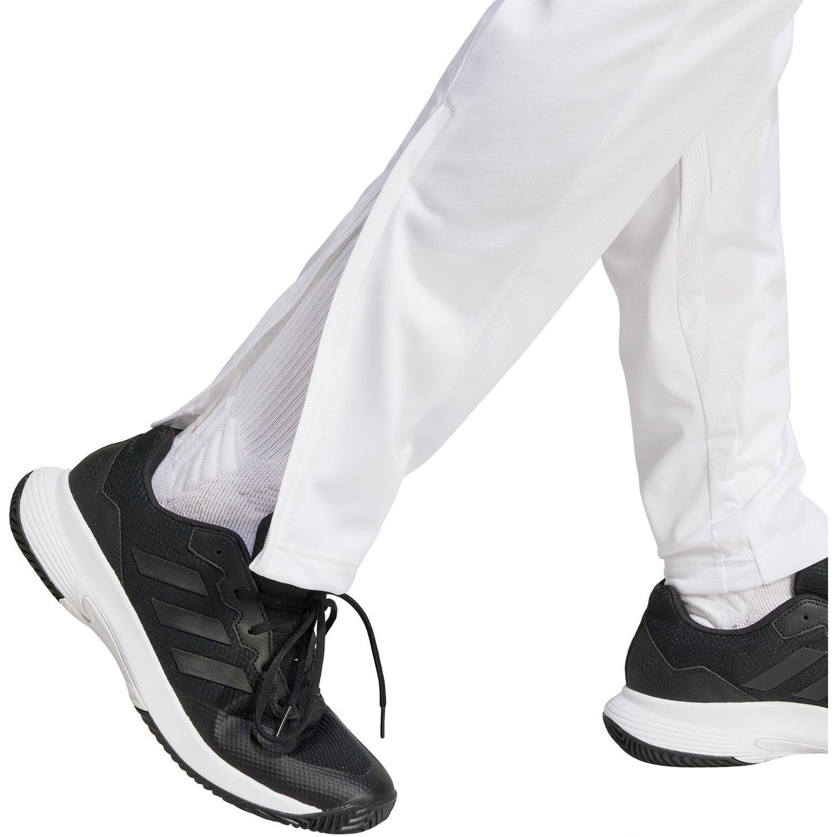 Adidas Pants 3 - Stripes Knitted White -