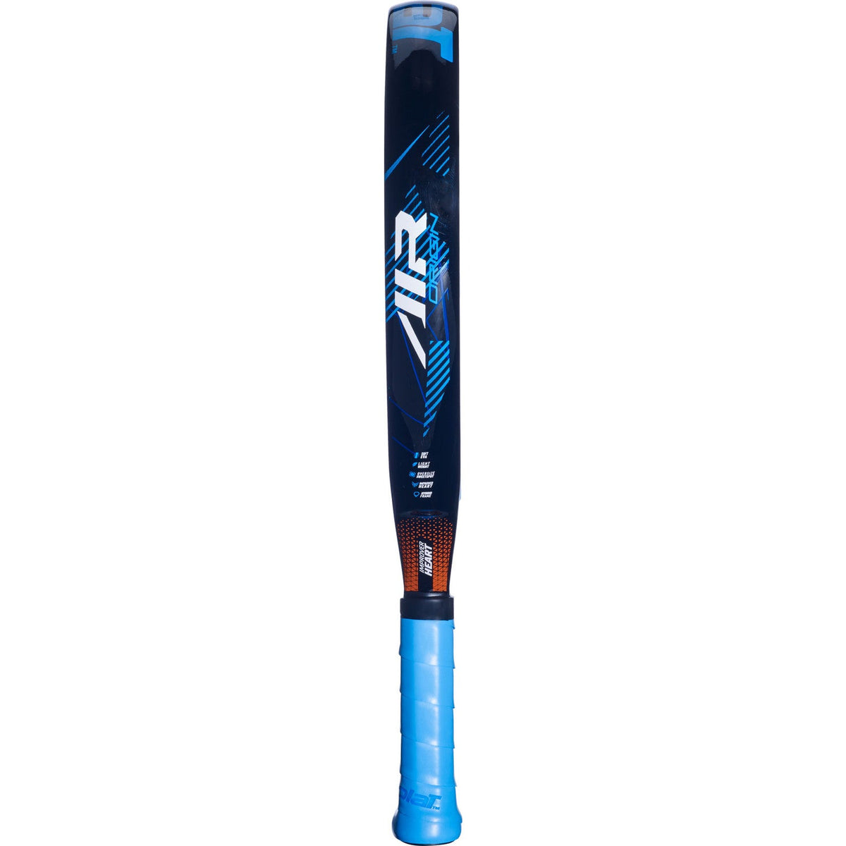 Zijaanzicht van het Babolat Air Origin over de volle lengte met AIR-opdruk op het frame