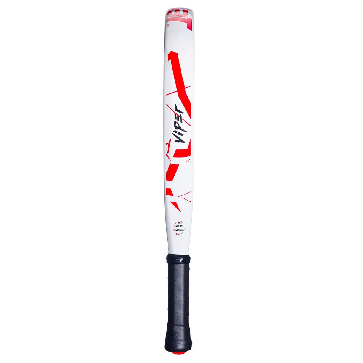 Full-length side view of the Babolat Technical Viper Lebron 25 in white