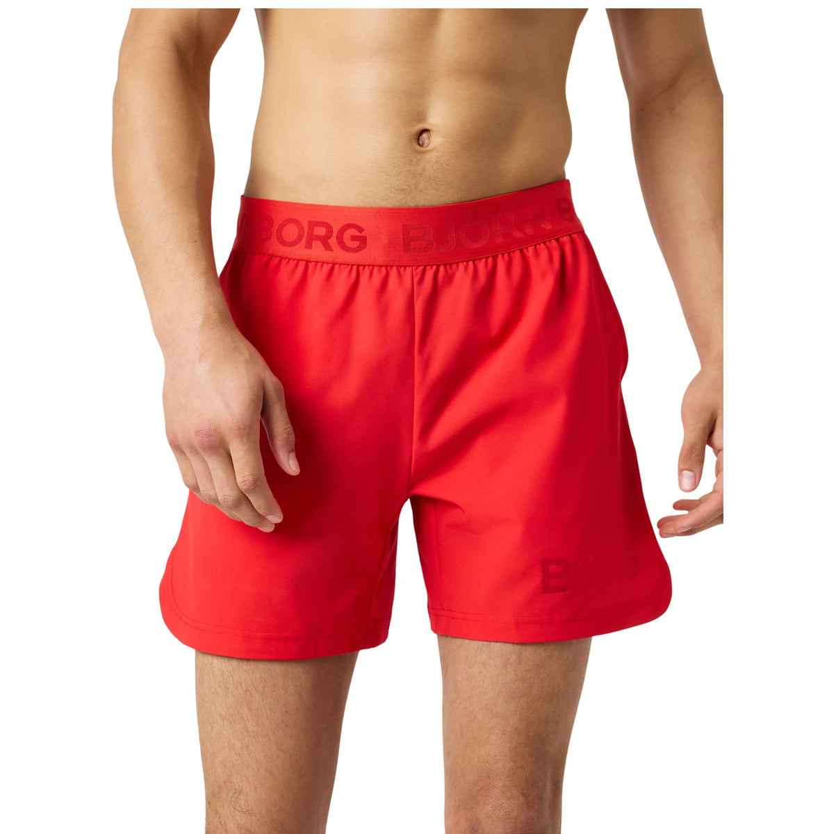 Björn Borg 6' Shorts Flame Scarlet - op model
