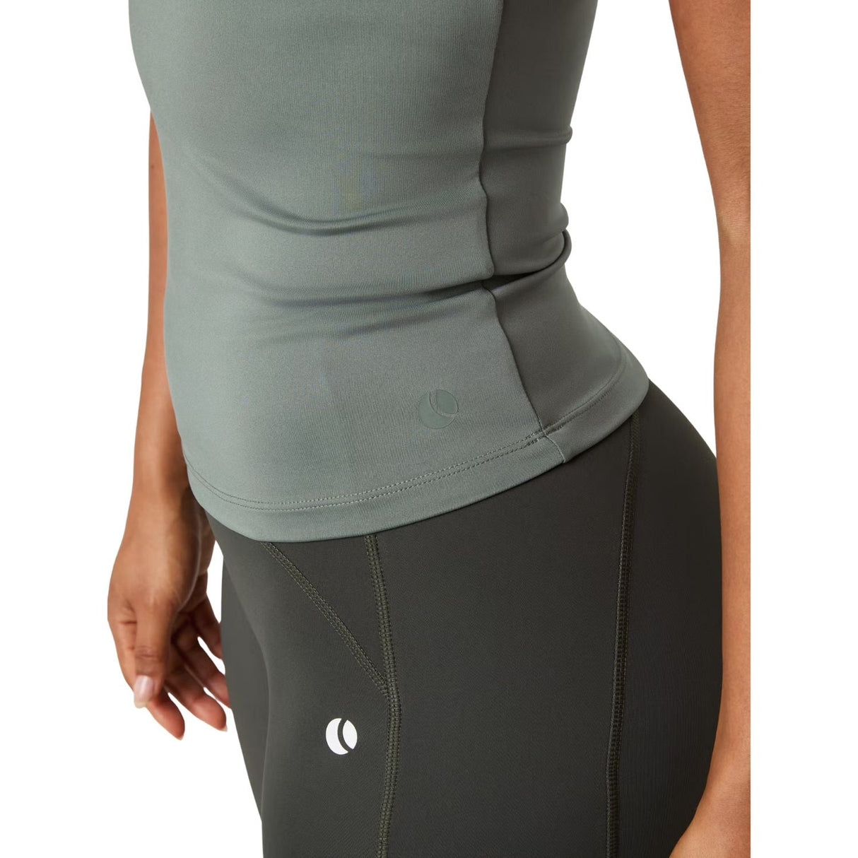 Björn Borg Ace Deep V Neck Tank Top Green -