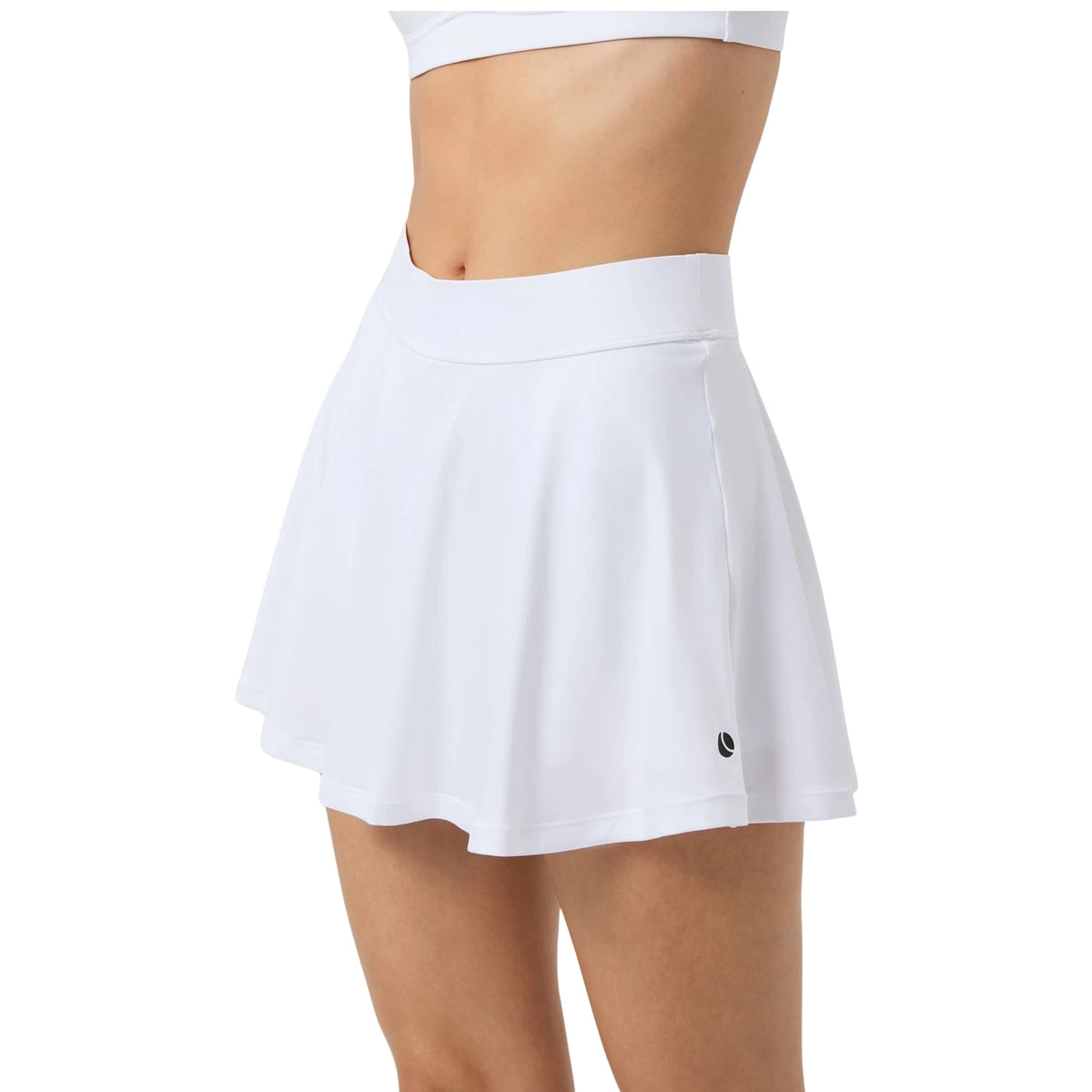 Björn Borg Ace Jersey Skirt Brilliant White - op model