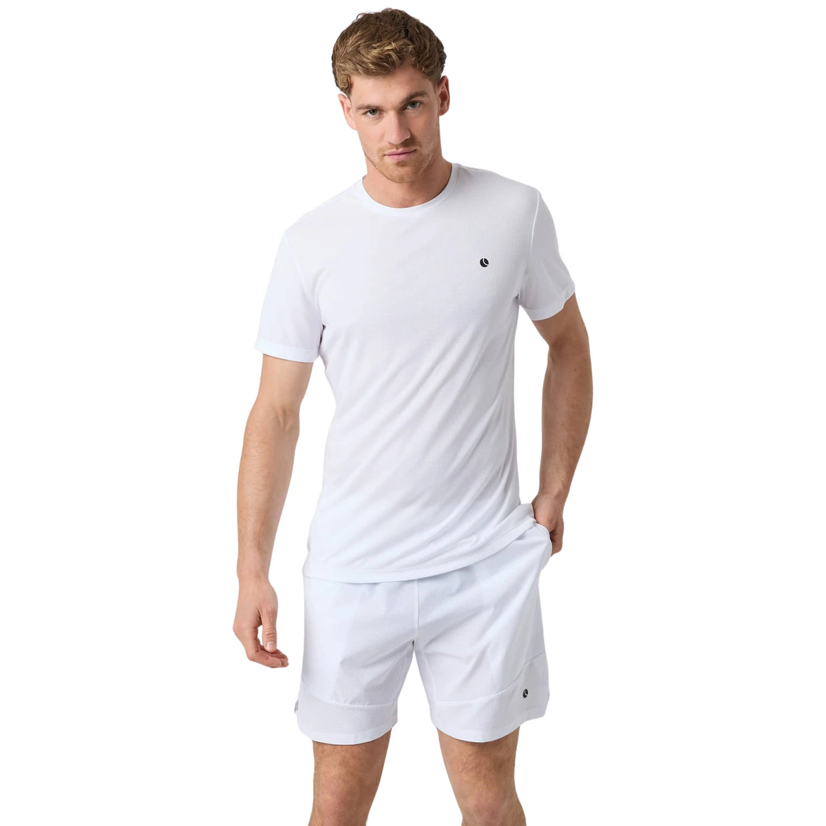 Björn Borg Ace Light T-shirt Brilliant White - op model