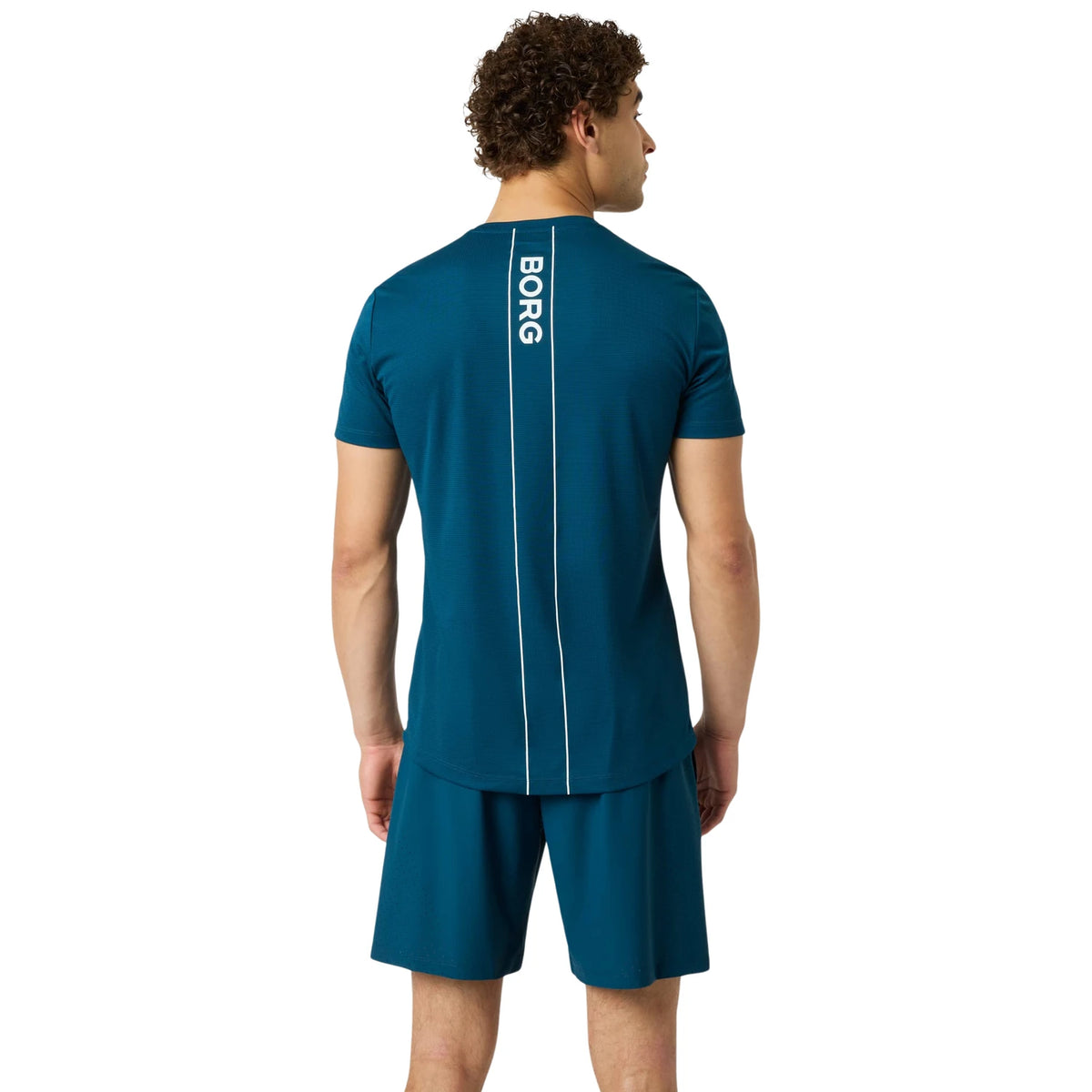 Björn Borg Ace Light T-shirt Reflecting Pond - op model