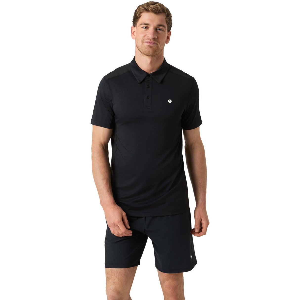 Björn Borg Ace Mesh Panel Polo Black -