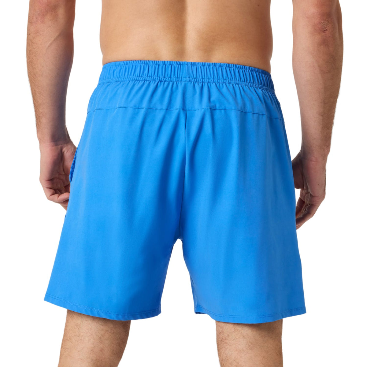 Achterzijde van de blauwe Bjorn Borg Ace Racquet short voor heren