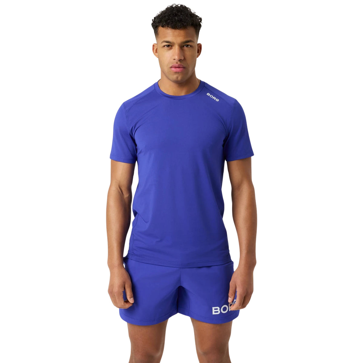 Björn Borg Athletic T-Shirt Clematis Blue - op model