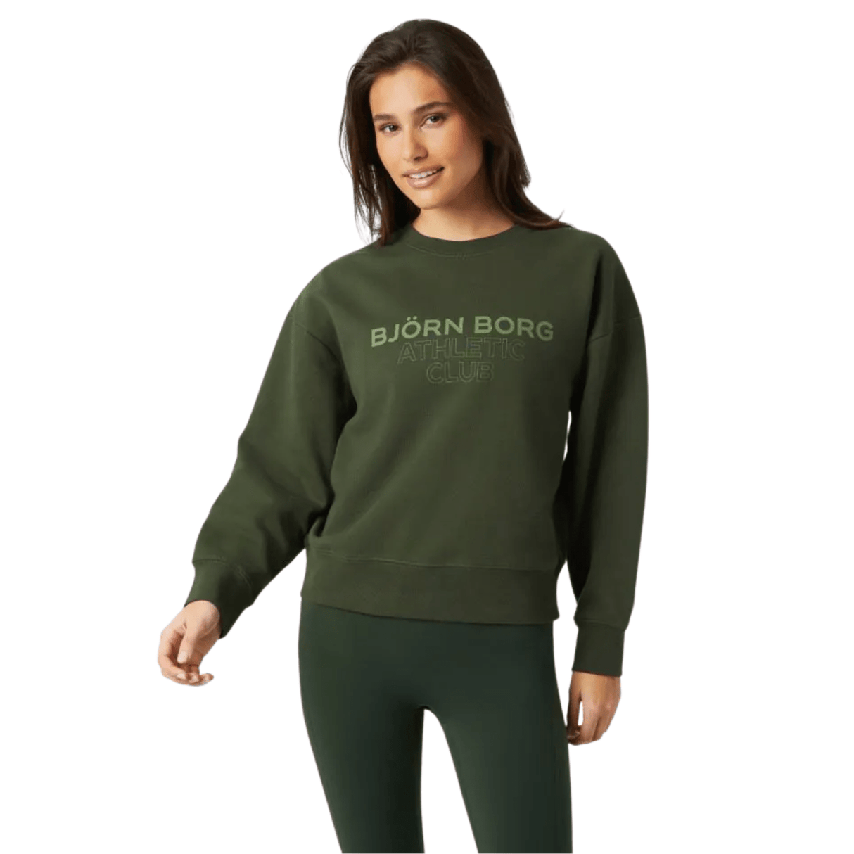 Björn Borg Boyfriend Crew Green -