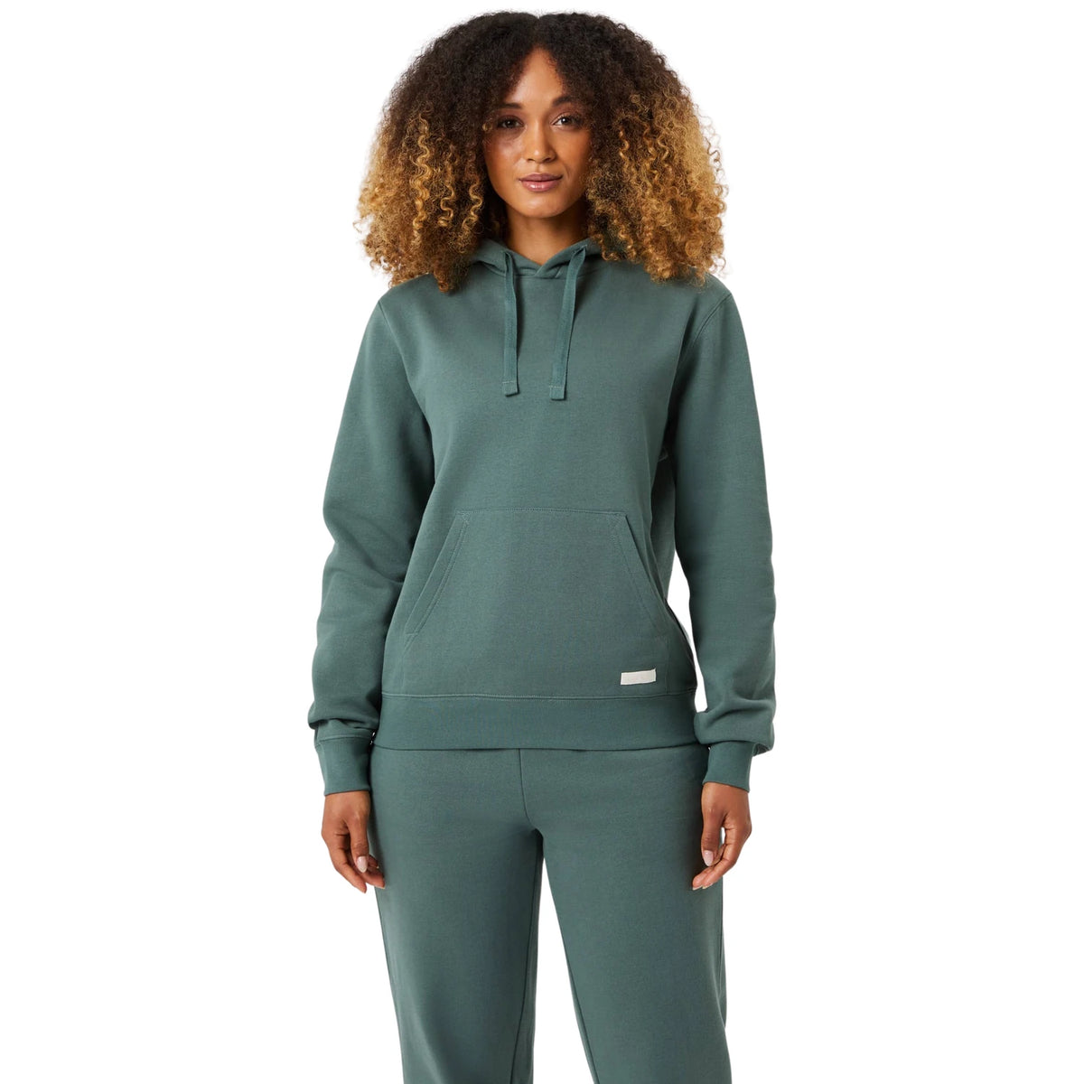 Björn Borg Centre Hoodie W Balsam Green - op model