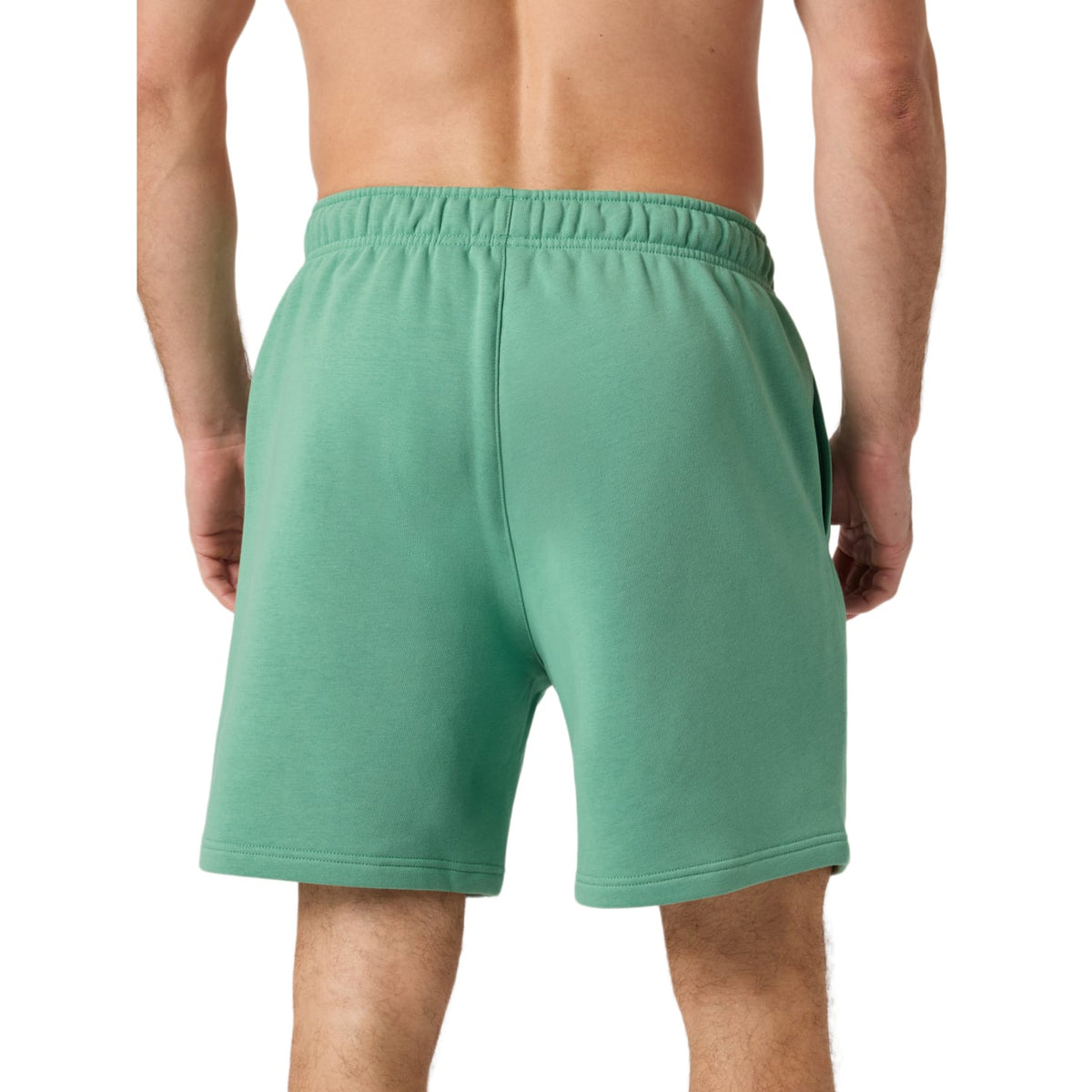 Achteraanzicht van de mintgroene Bjorn Borg Centre Sweatshorts met elastische taille