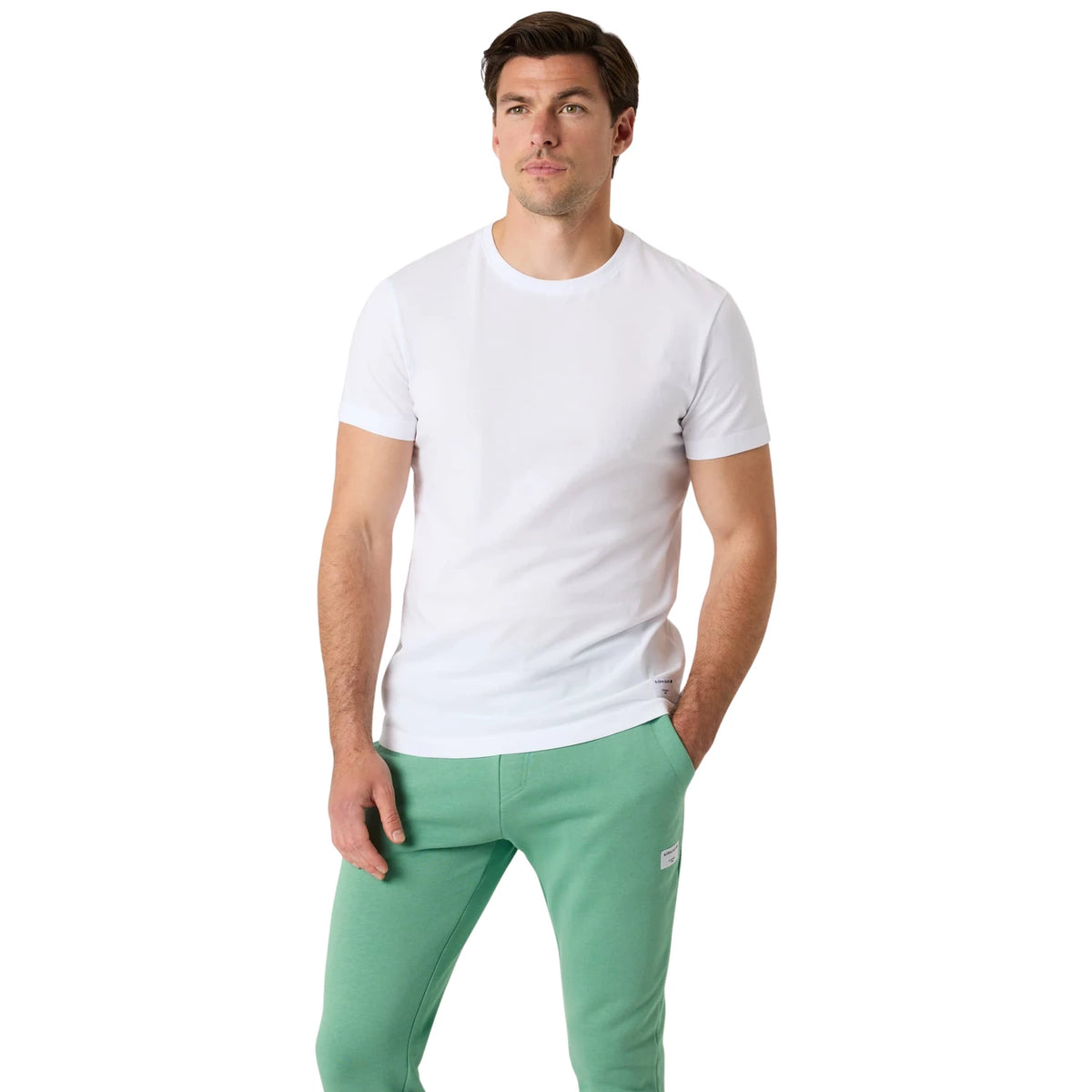 Björn Borg Centre T-Shirt Brilliant White - op model