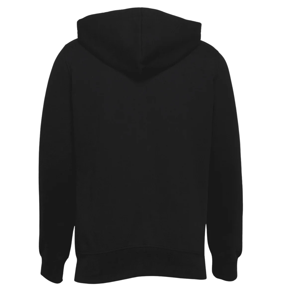 Productfoto achteraanzicht van de zwarte Bjorn Borg Centre Zip Hoodie met capuchon