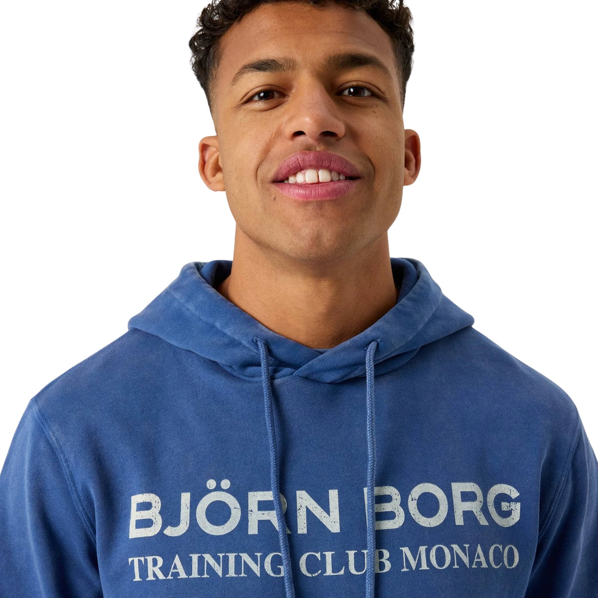 Björn Borg Classic Print Hoodie Twilight Blue - detail (5)
