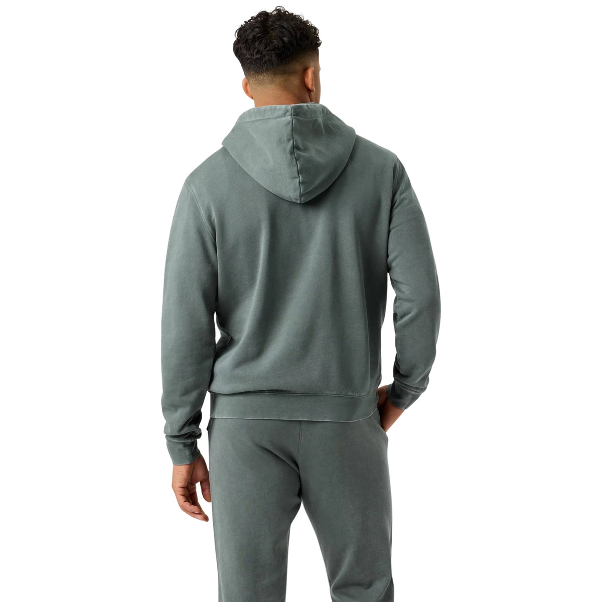 Björn Borg Classic Print Hoodie Urban Chic - op model (2)