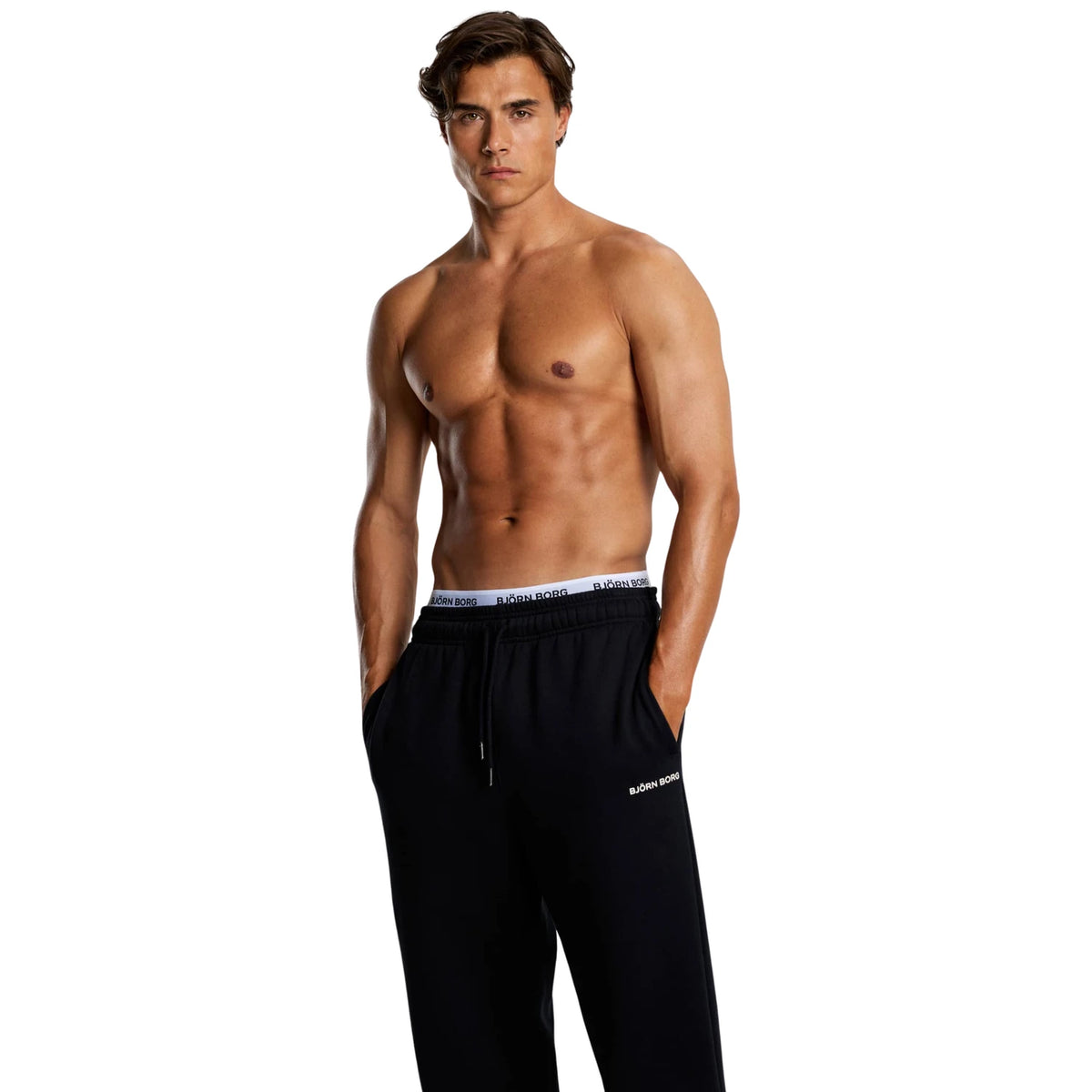 Björn Borg Classic Sweatpants Black Beauty - op model
